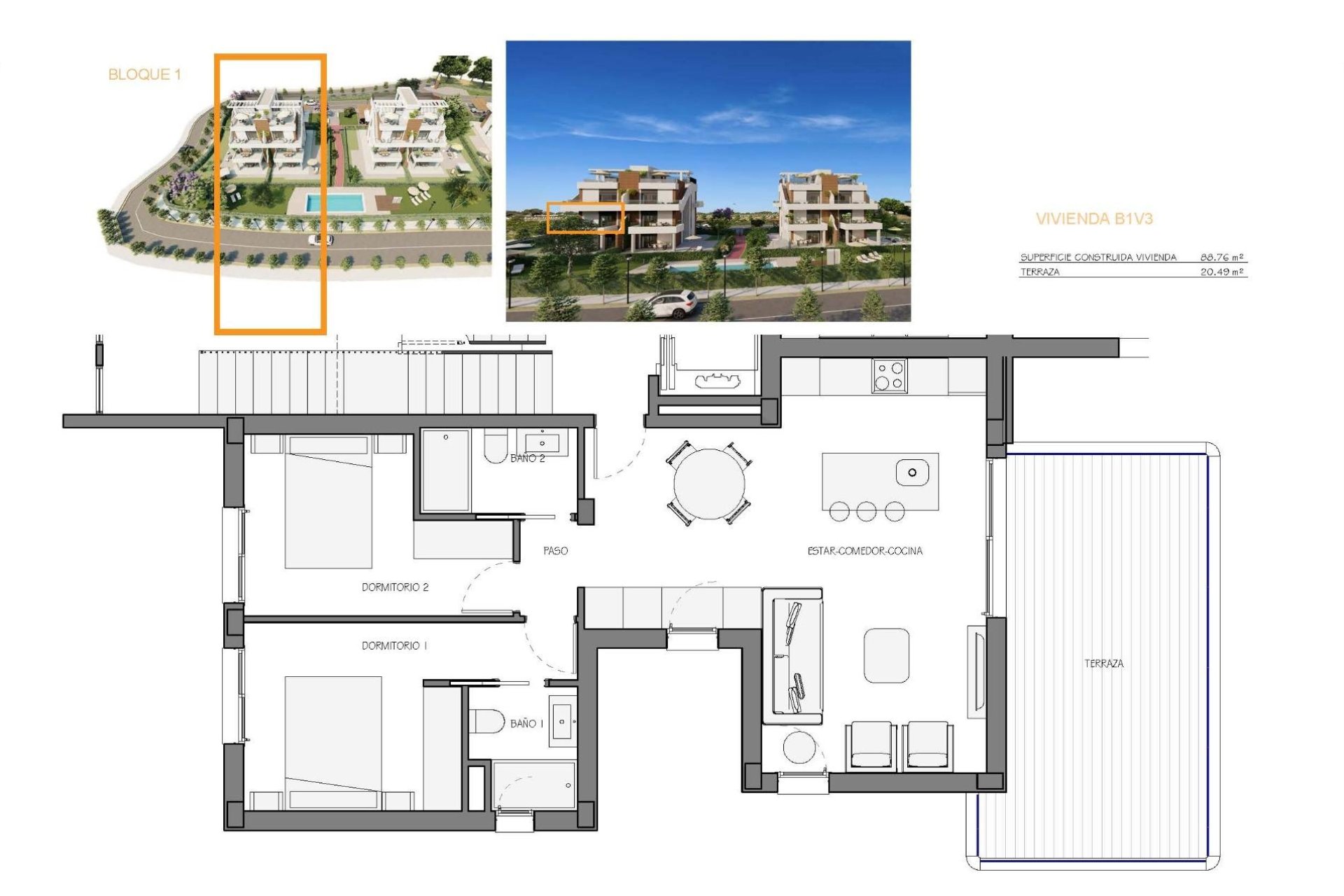 New Build - Apartment / flat - Fuente Álamo - Hacienda del Alamo