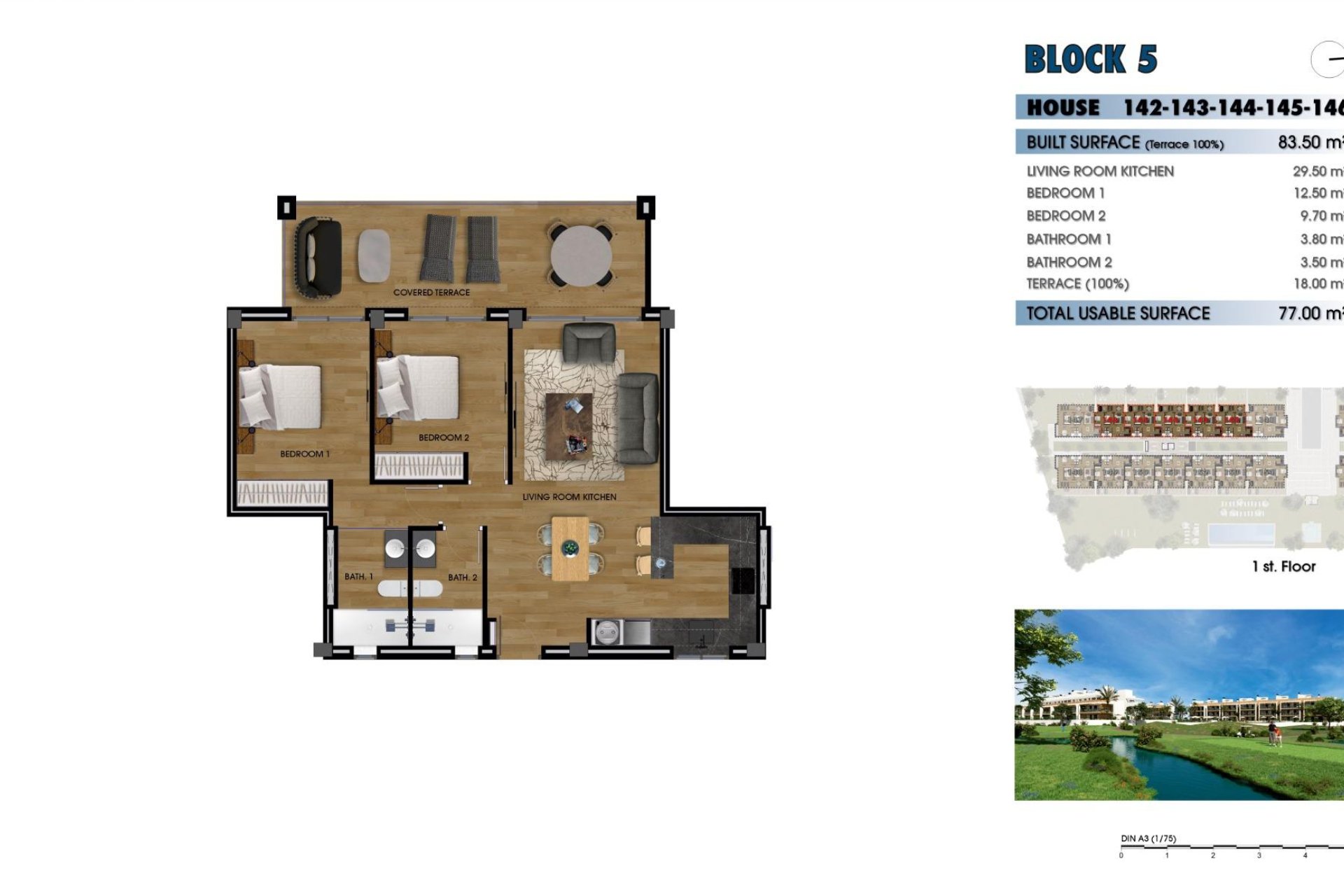 New Build - Apartment / flat - Los Alcazares - La Serena Golf