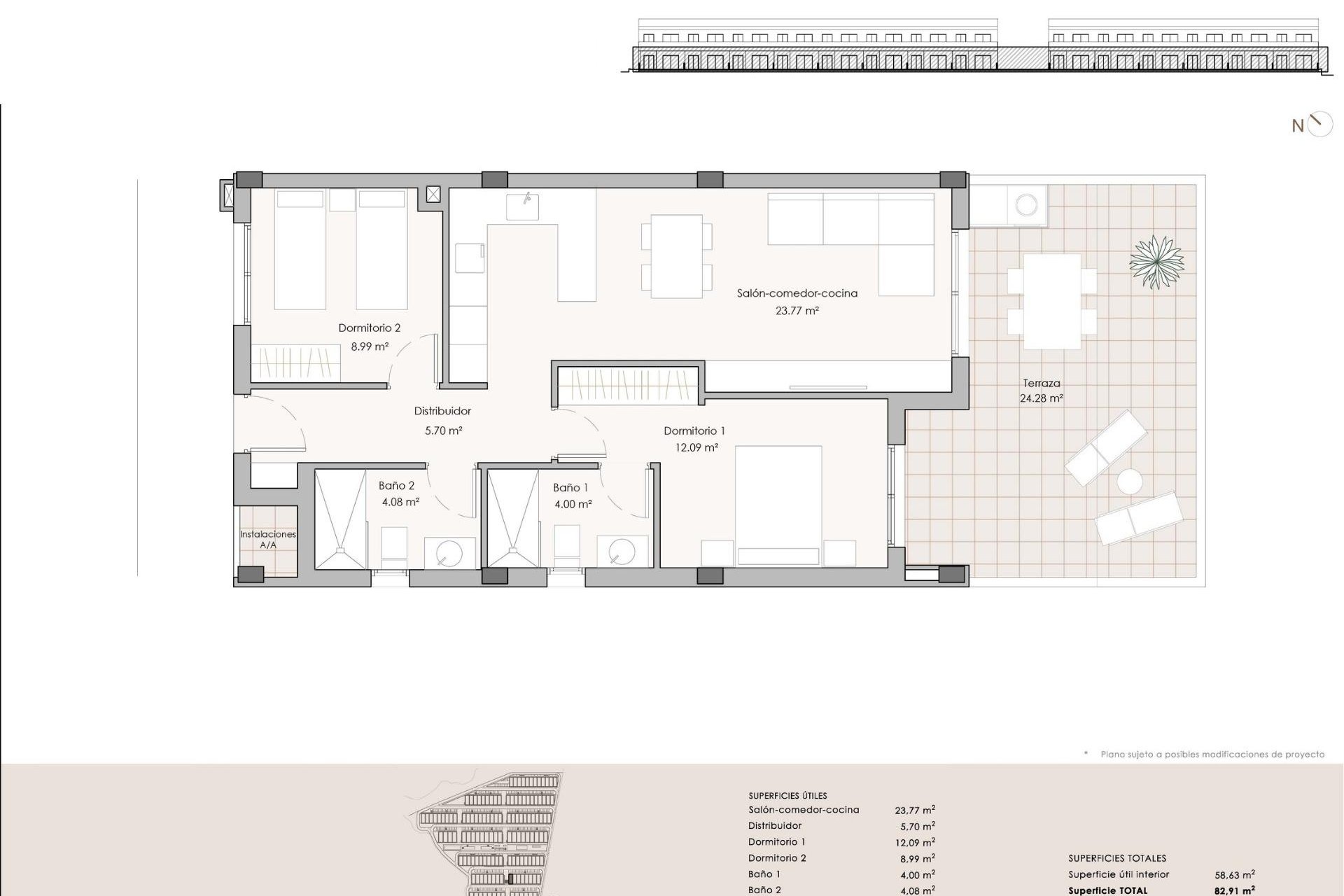 New Build - Apartment / flat - Pulpí - Aguilón Golf