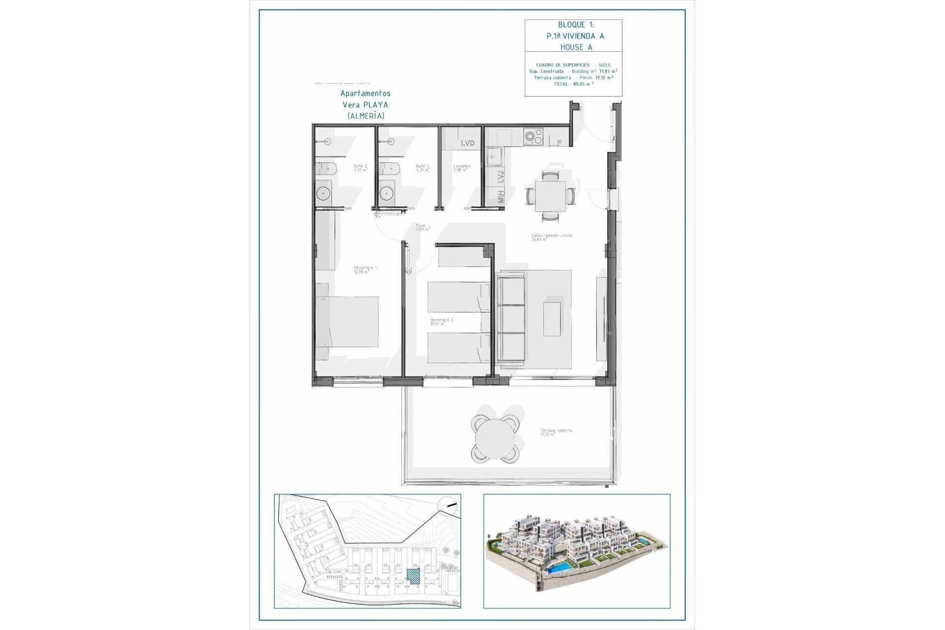 New Build - Apartment / flat - Vera - Pueblo Salinas