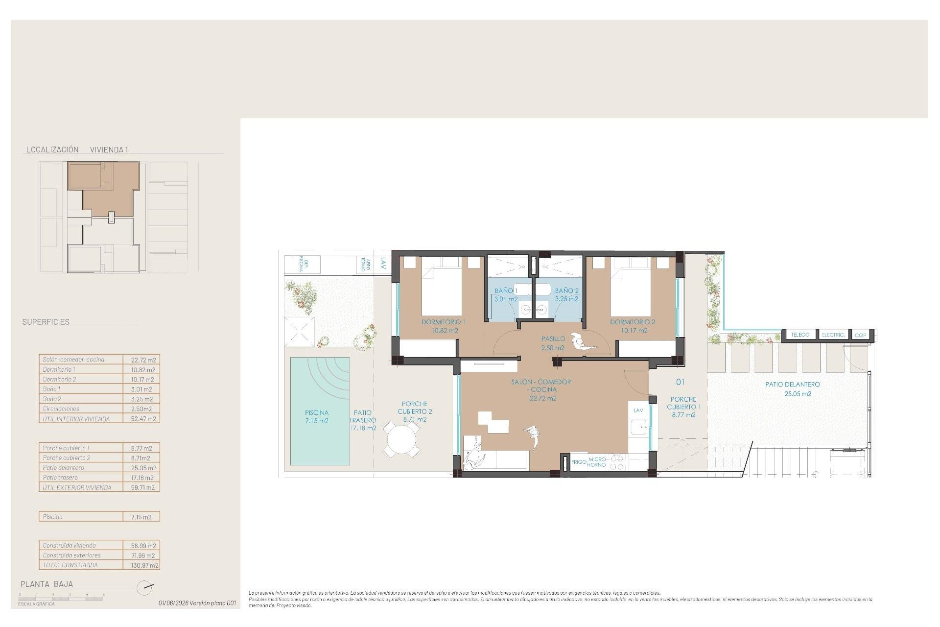 New Build - Bungalow - San Pedro del Pinatar - Molino de Chirrete