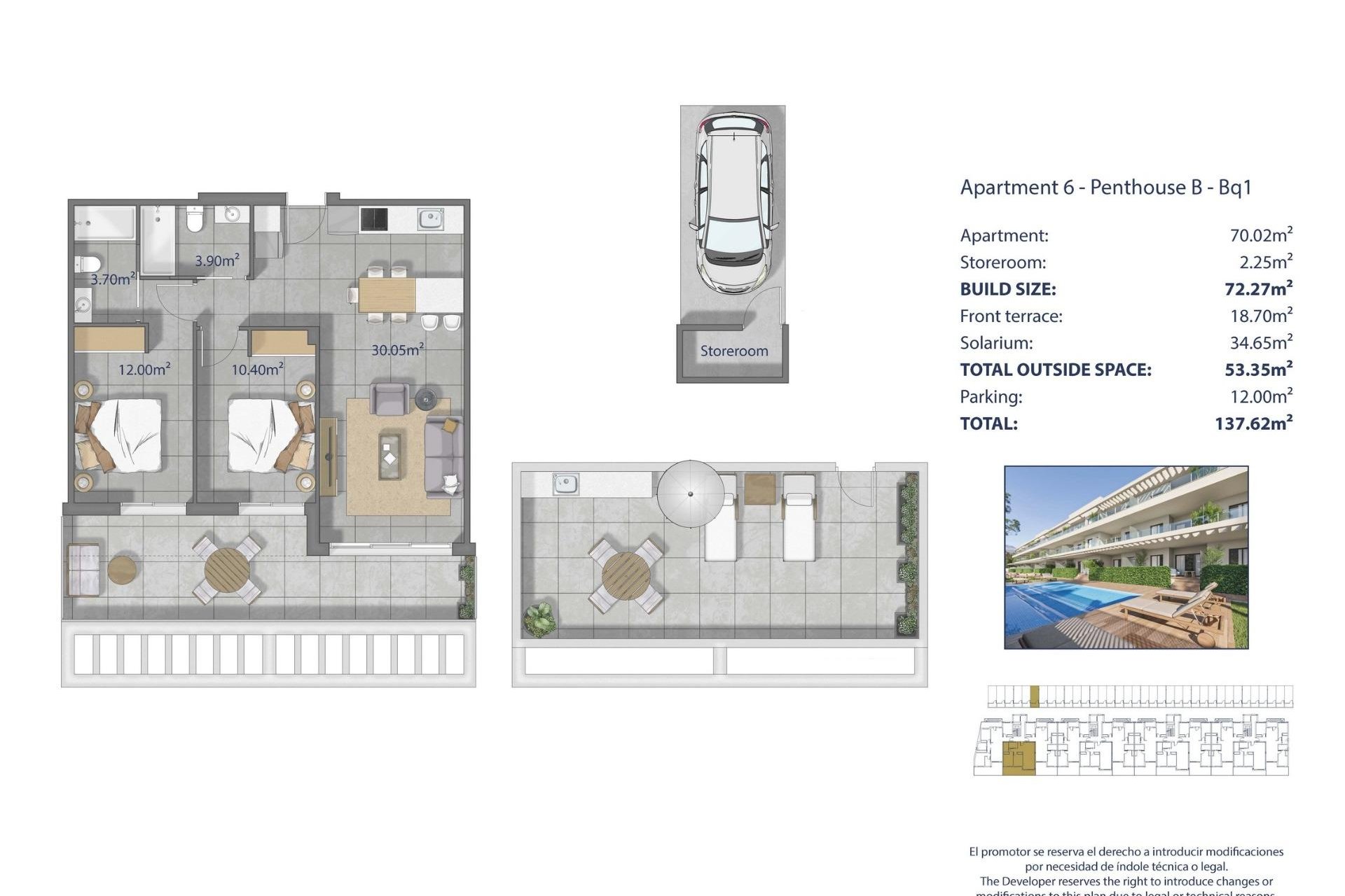 New Build - Penthouse - Los Alcazares - Los Narejos