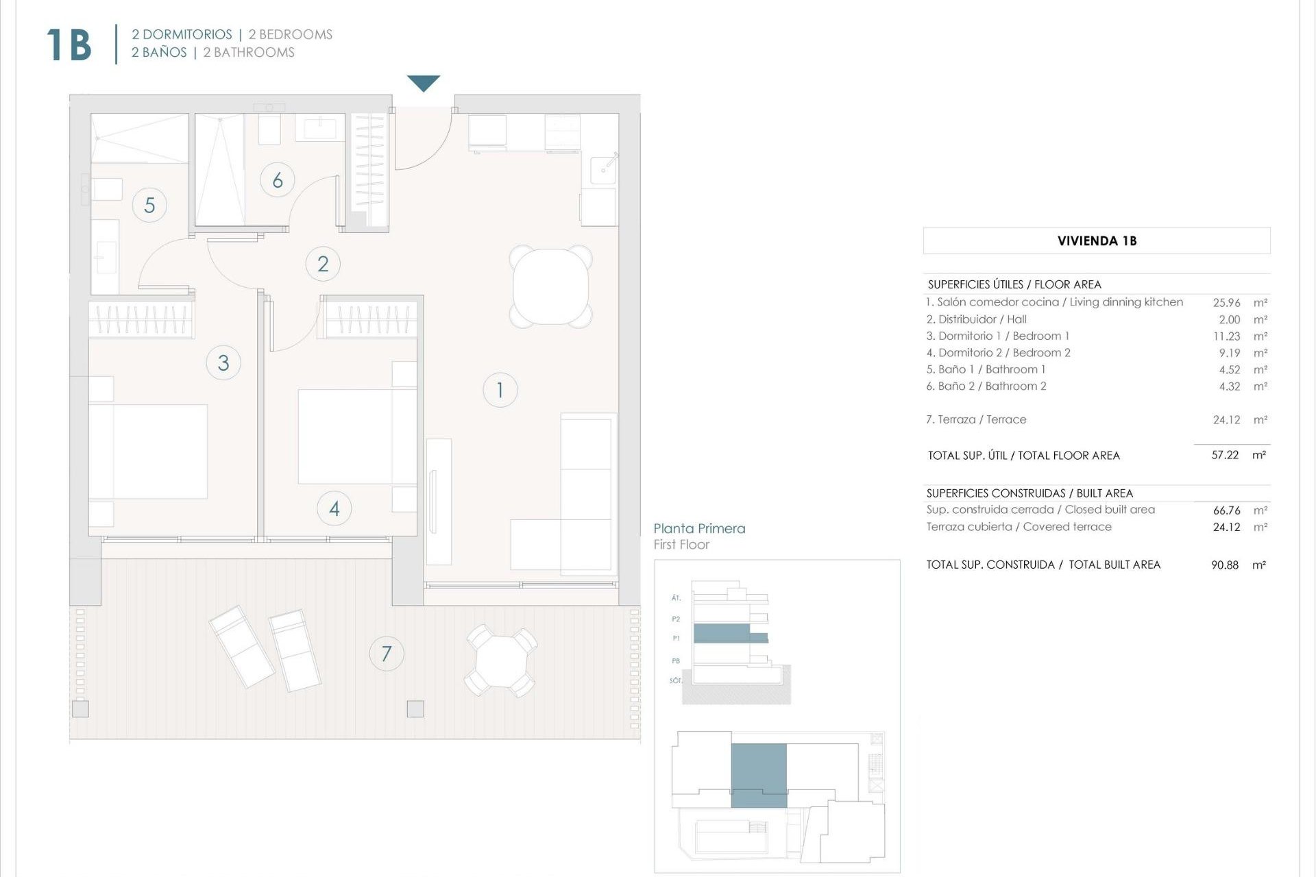 Nouvelle construction - Appartement - Benijofar - Pueblo