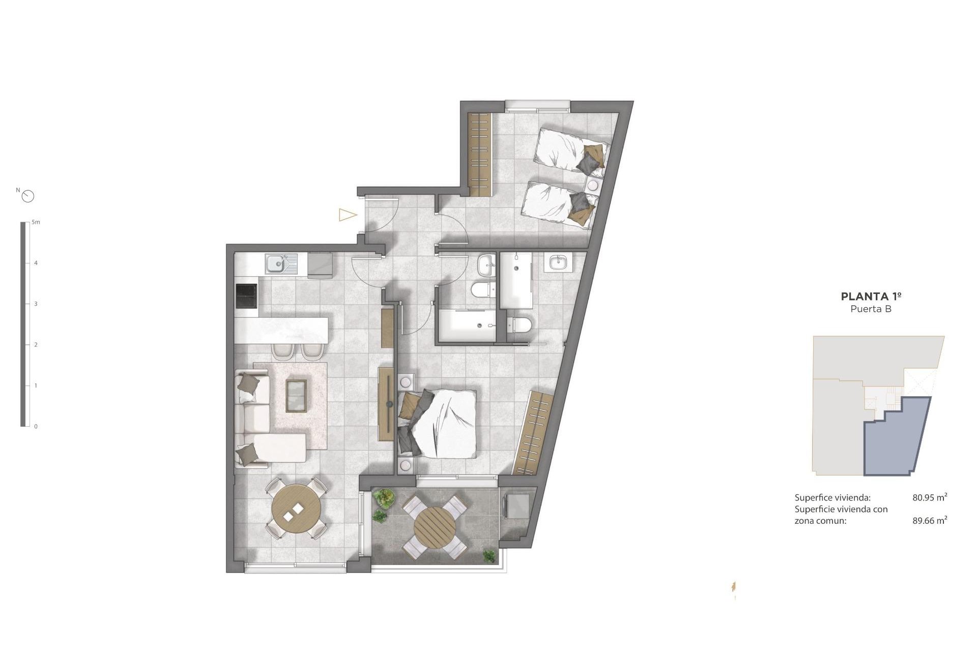 Nouvelle construction - Appartement - Guardamar del Segura - Pueblo