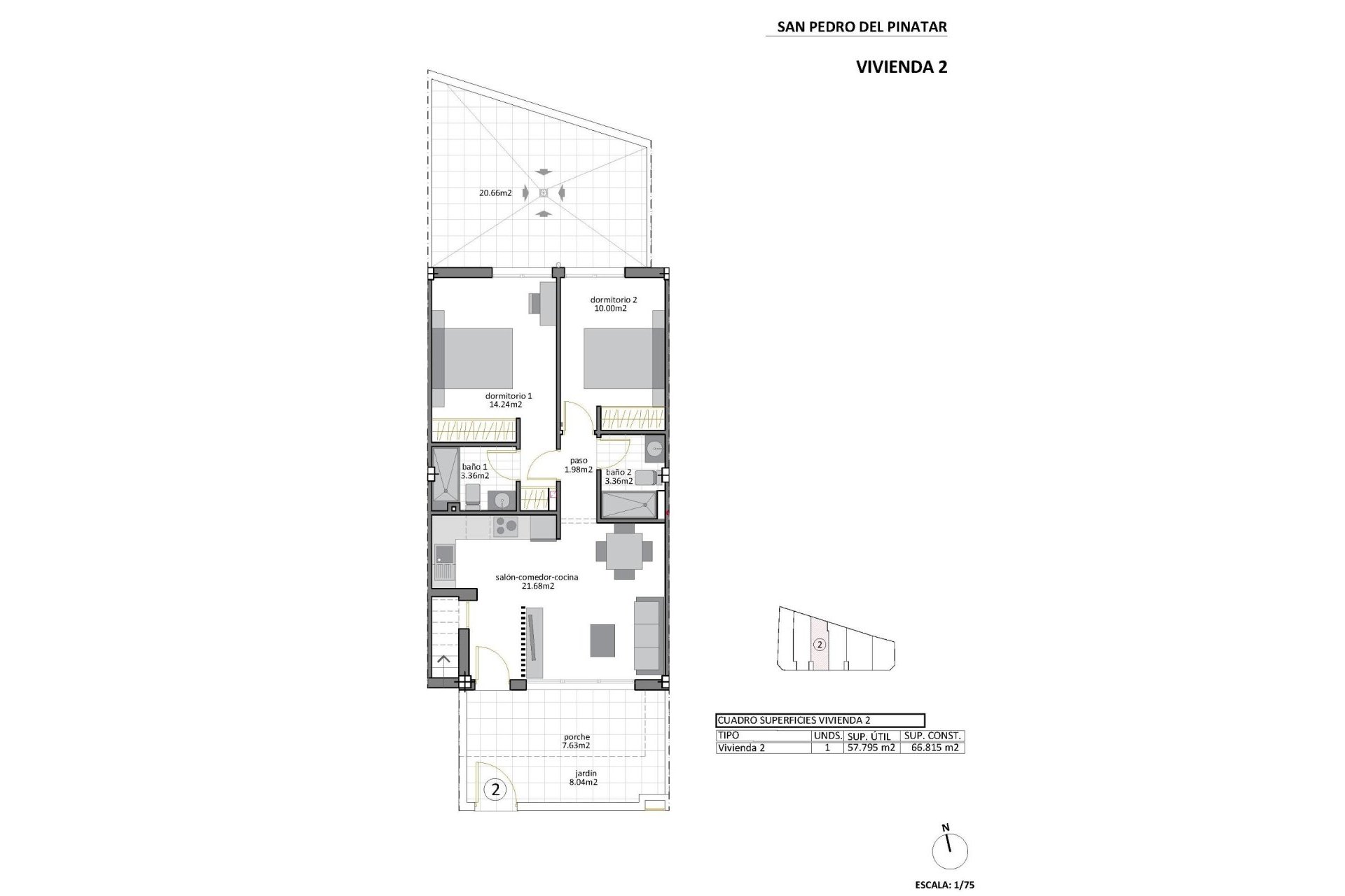 Nouvelle construction - Appartement - San Pedro del Pinatar - Los Cuarteros