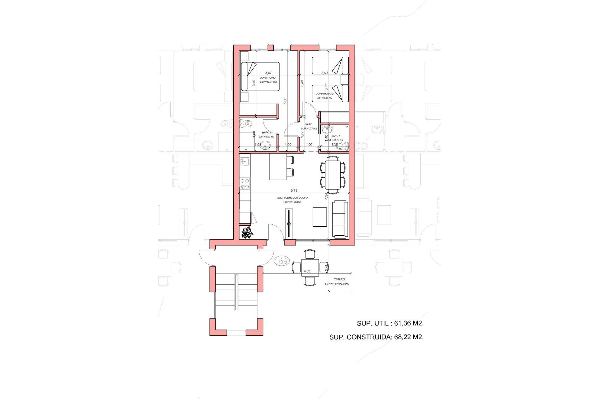 Nouvelle construction - Attique - Fuente Álamo - La Pinilla