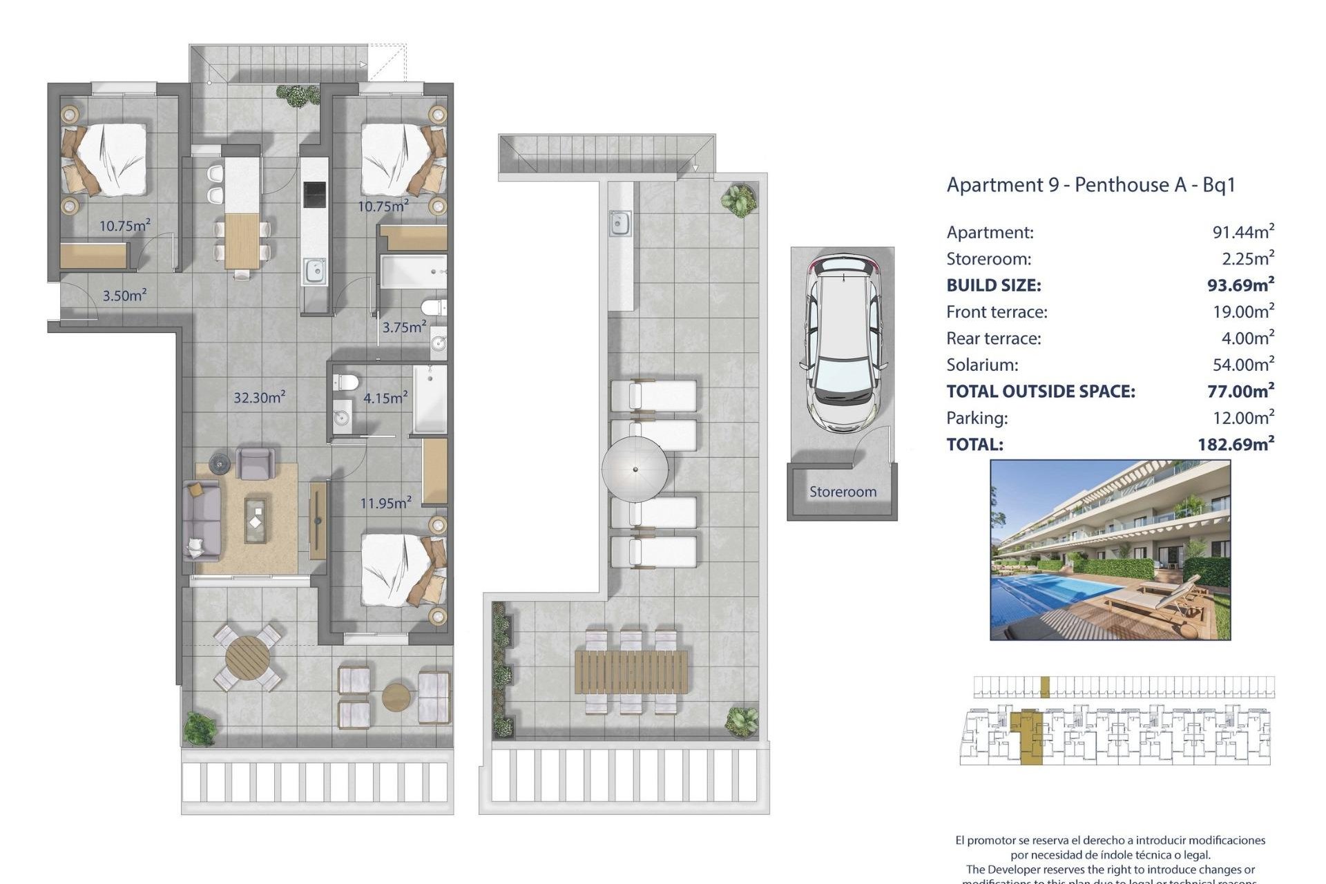 Nouvelle construction - Attique - Los Alcazares - Los Narejos