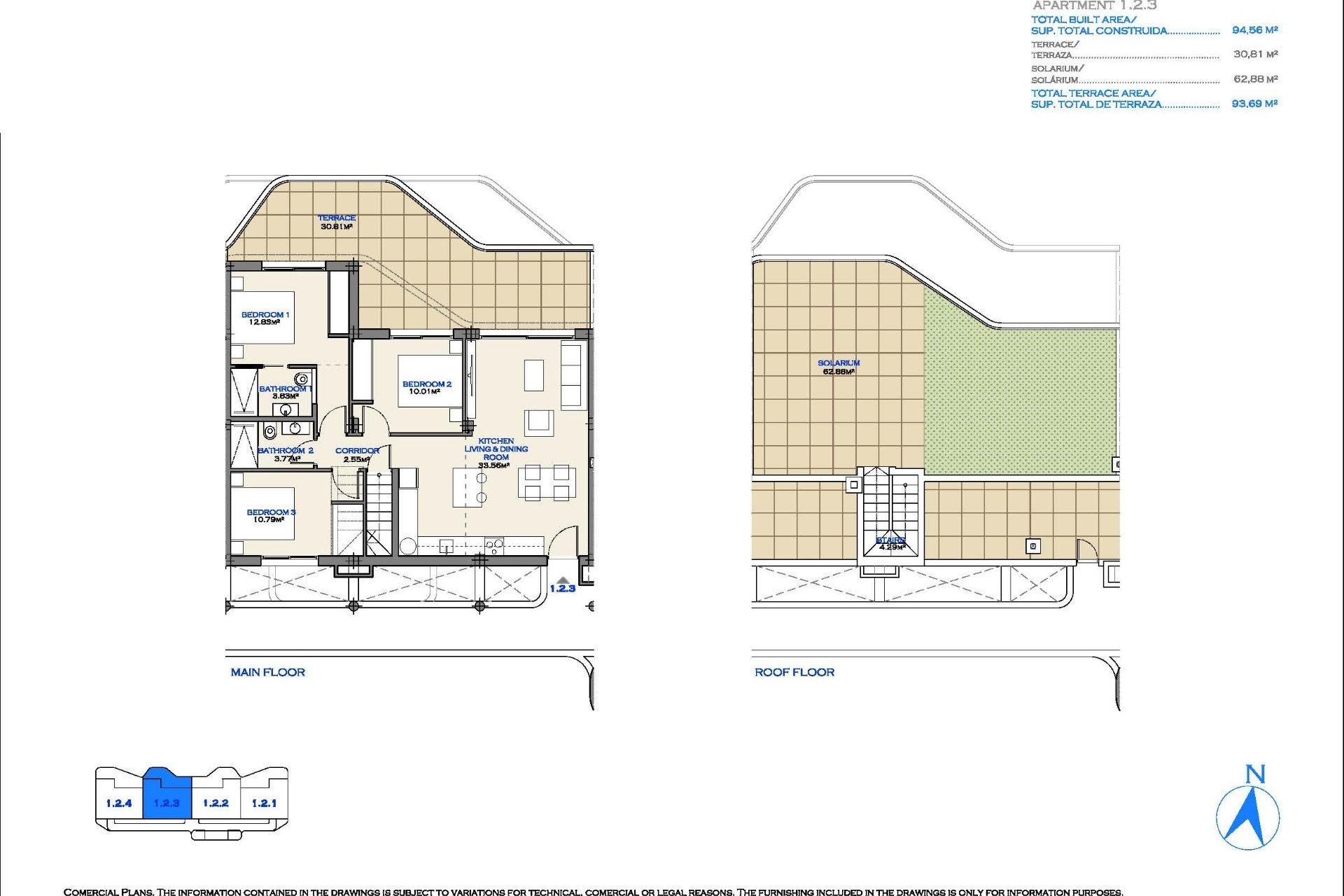 Nouvelle construction - Attique - Los Alcazares - Serena Golf