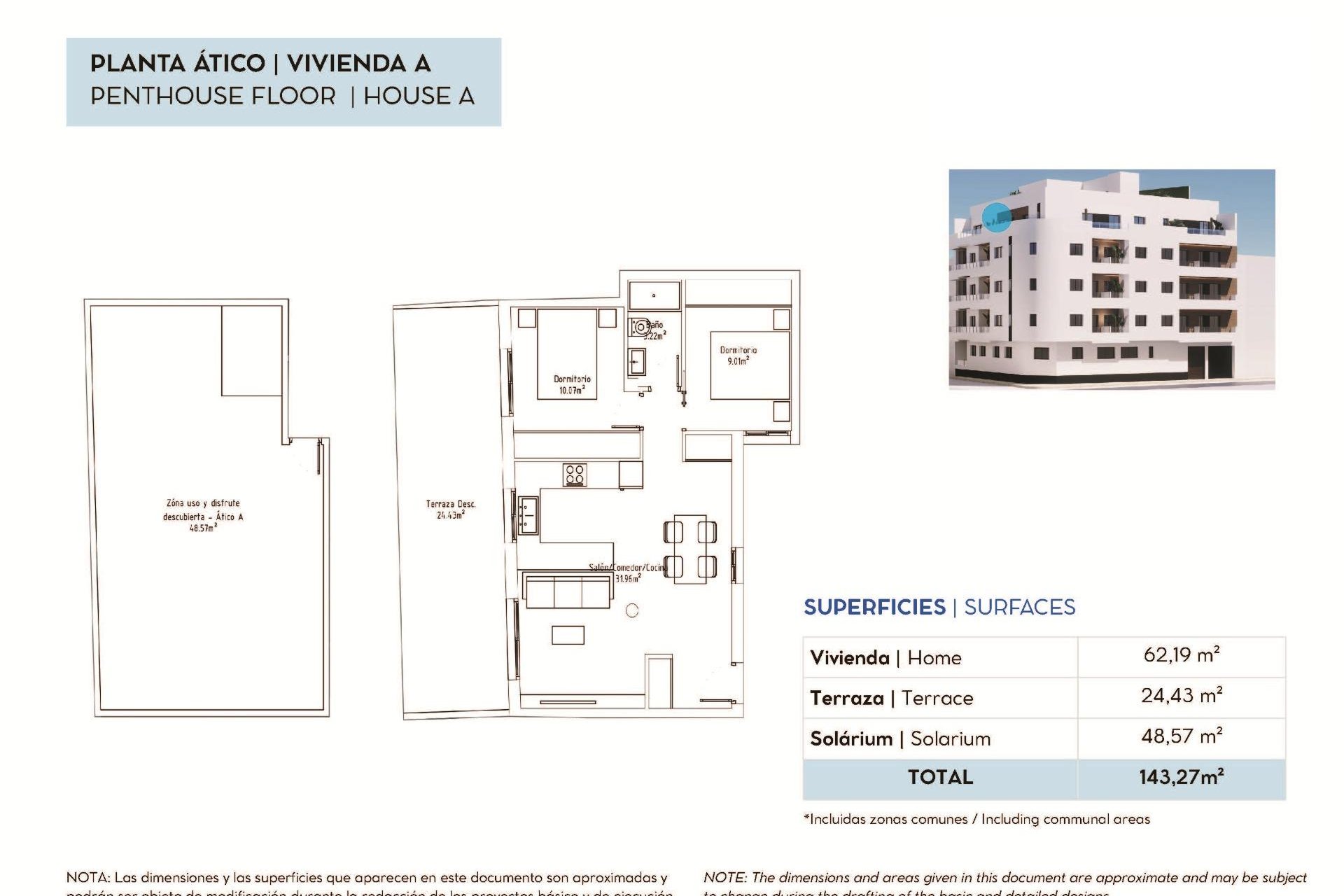 Nouvelle construction - Attique - Torrevieja - pueblo