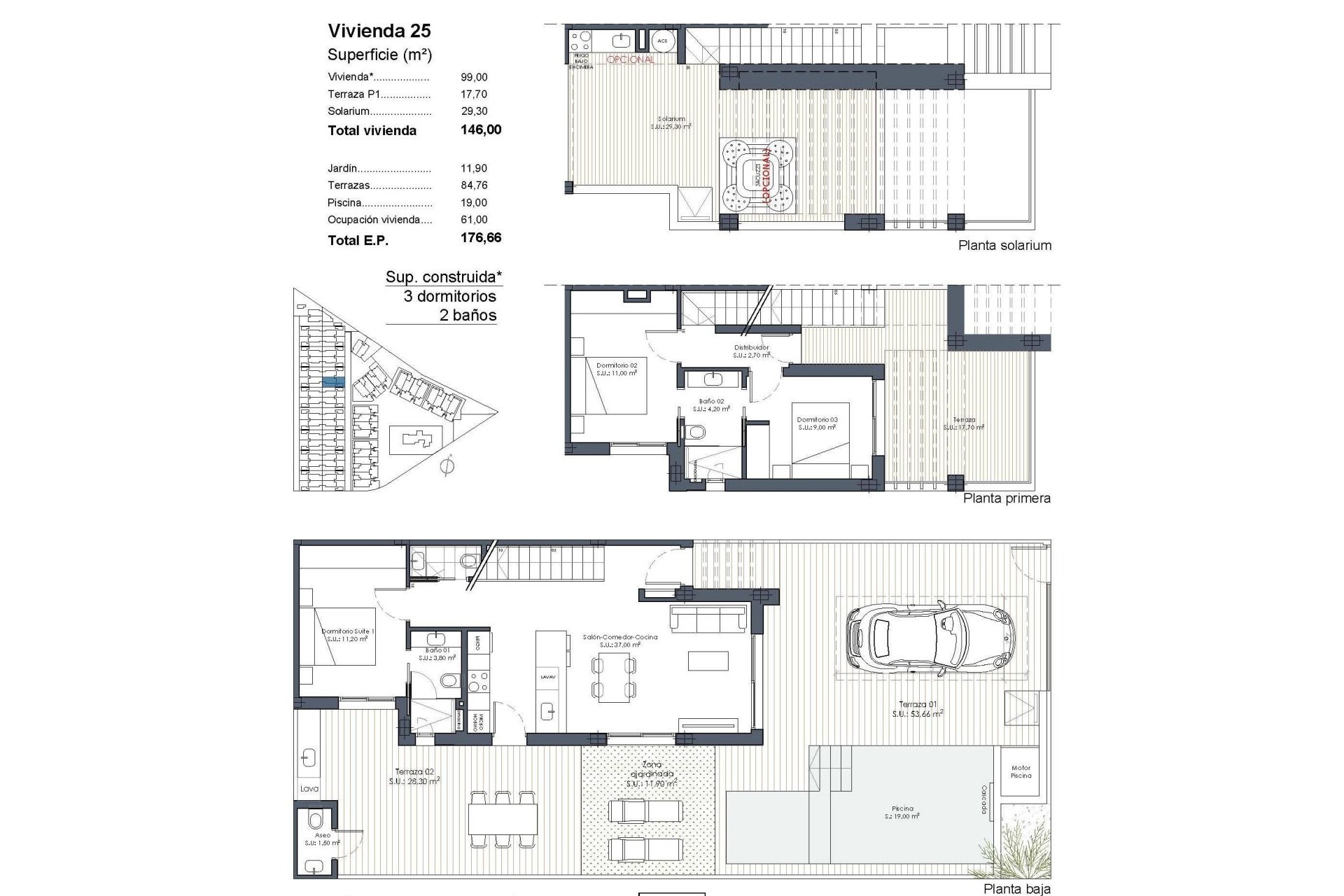 Obra nueva - Adosado - Los Alcazares - Serena Golf