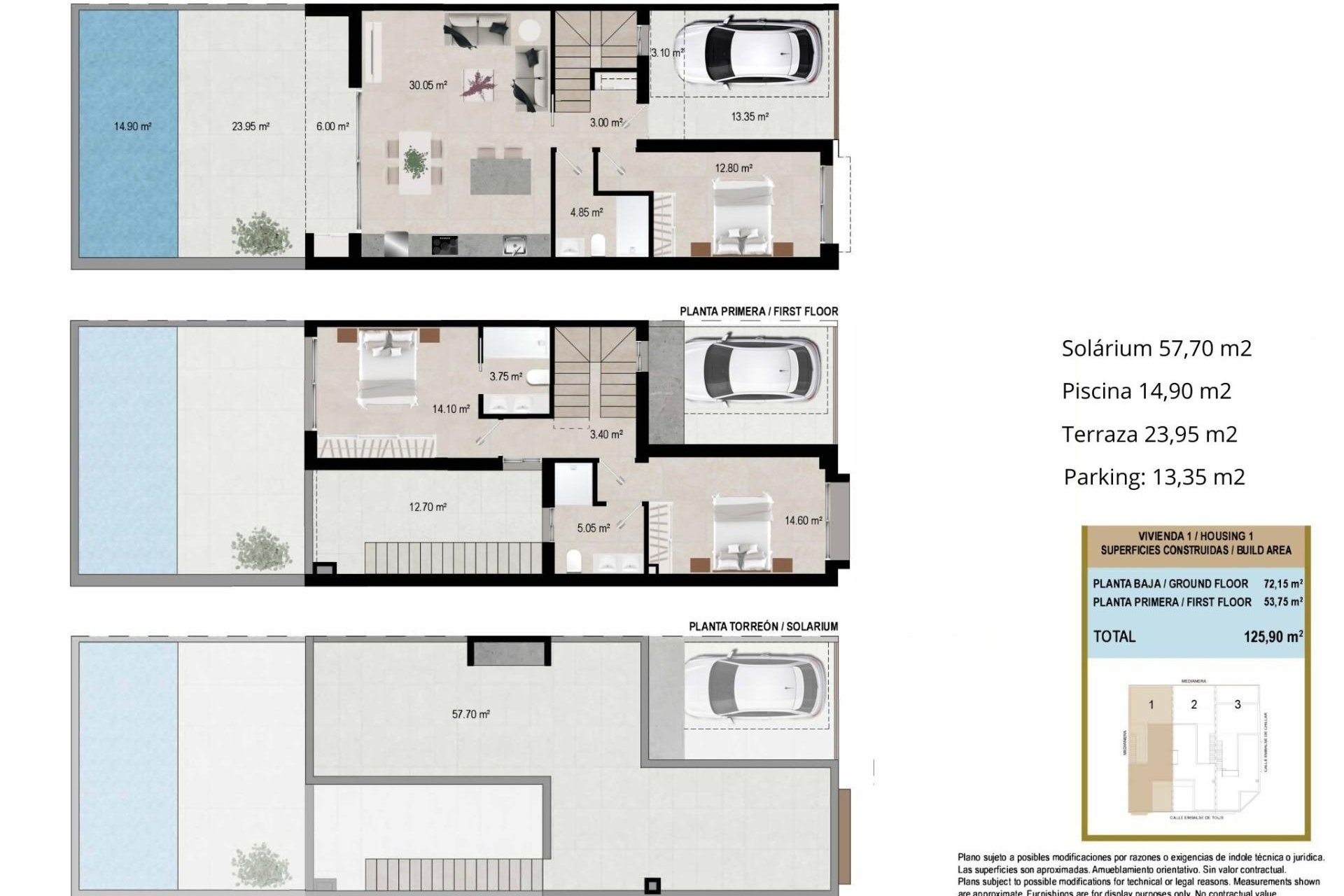 Obra nueva - Adosado - San Javier - pueblo