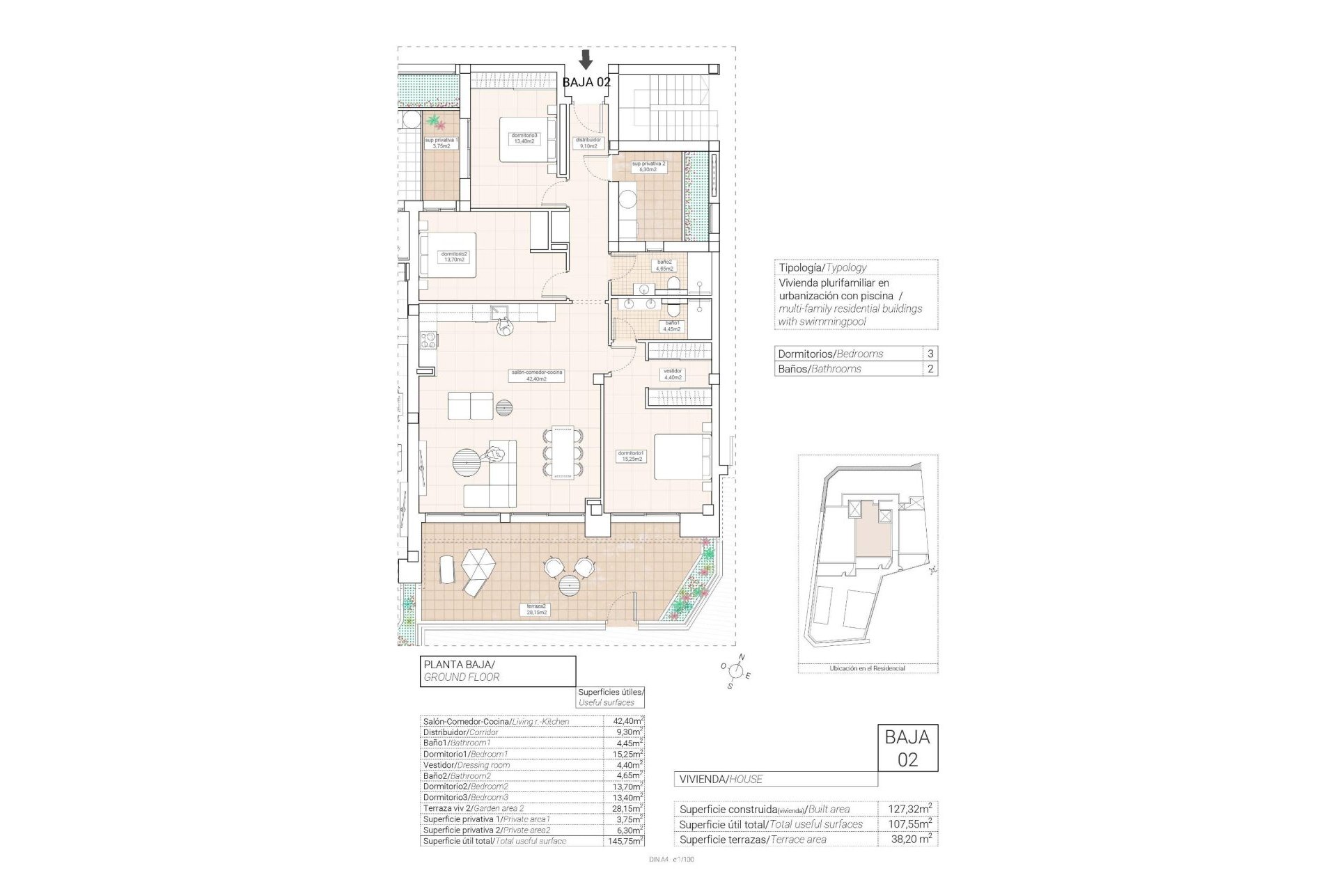 Obra nueva - Apartamento / piso - Hondón de las Nieves - Pueblo