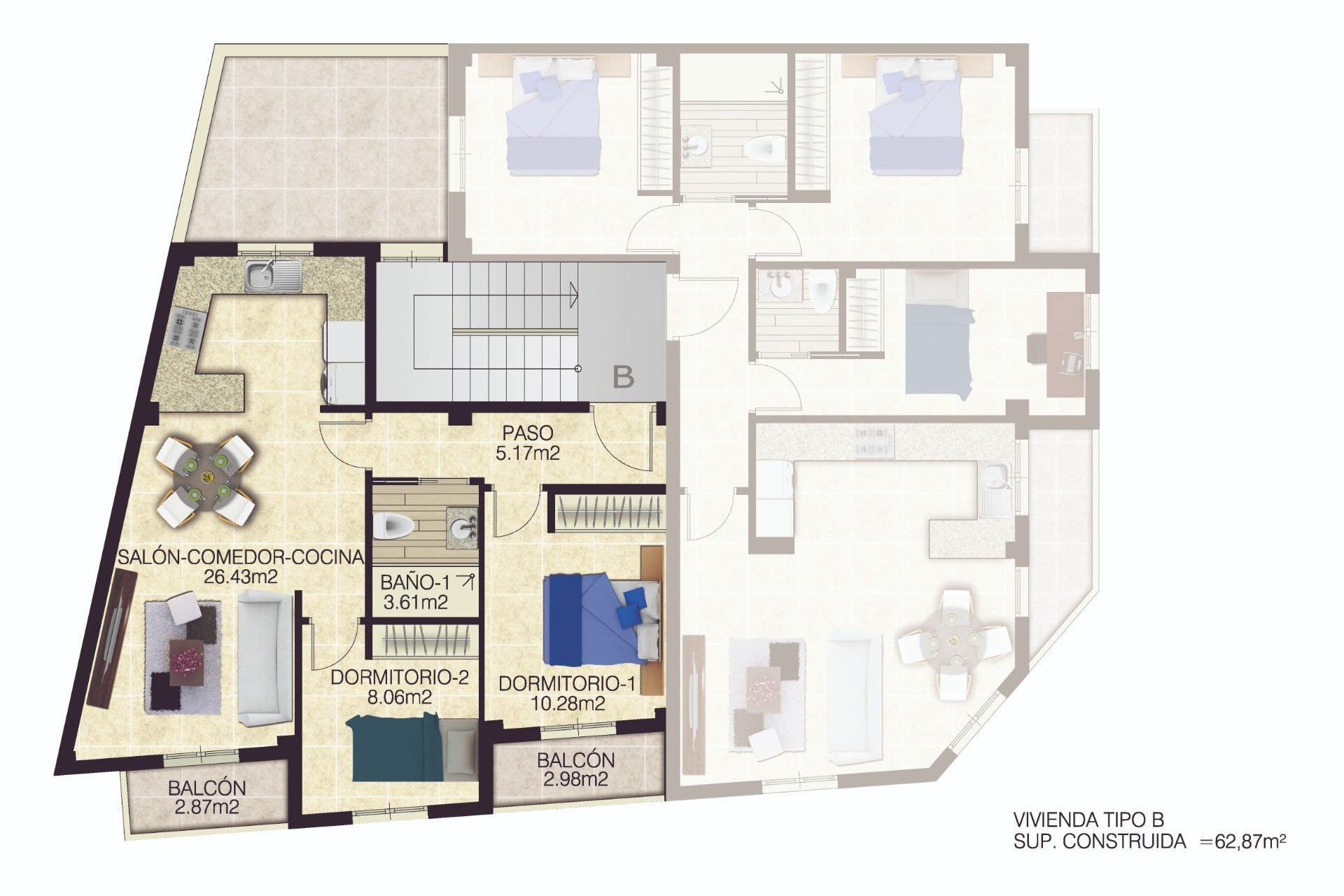 Obra nueva - Apartamento / piso - Jacarilla - pueblo