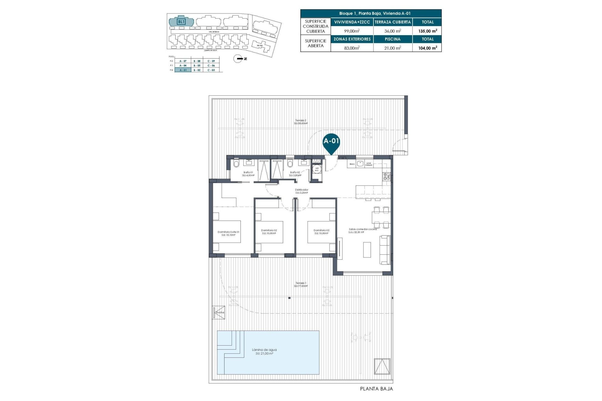 Obra nueva - Apartamento / piso - Los Alcazares - Serena Golf