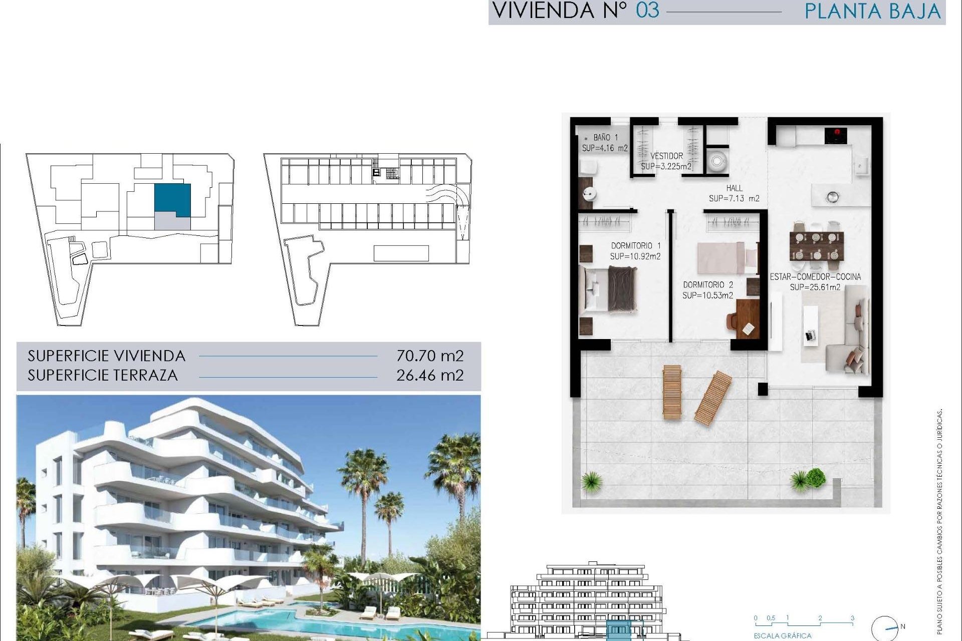 Obra nueva - Apartamento / piso - Pilar de la Horadada - Mil Palmeras