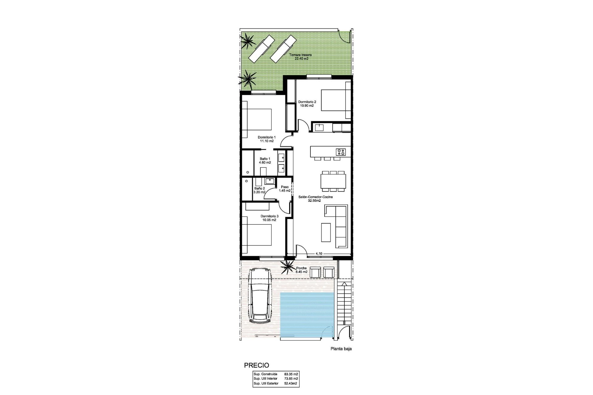 Obra nueva - Apartamento / piso - Santiago de la Ribera - Santiago De La Ribera