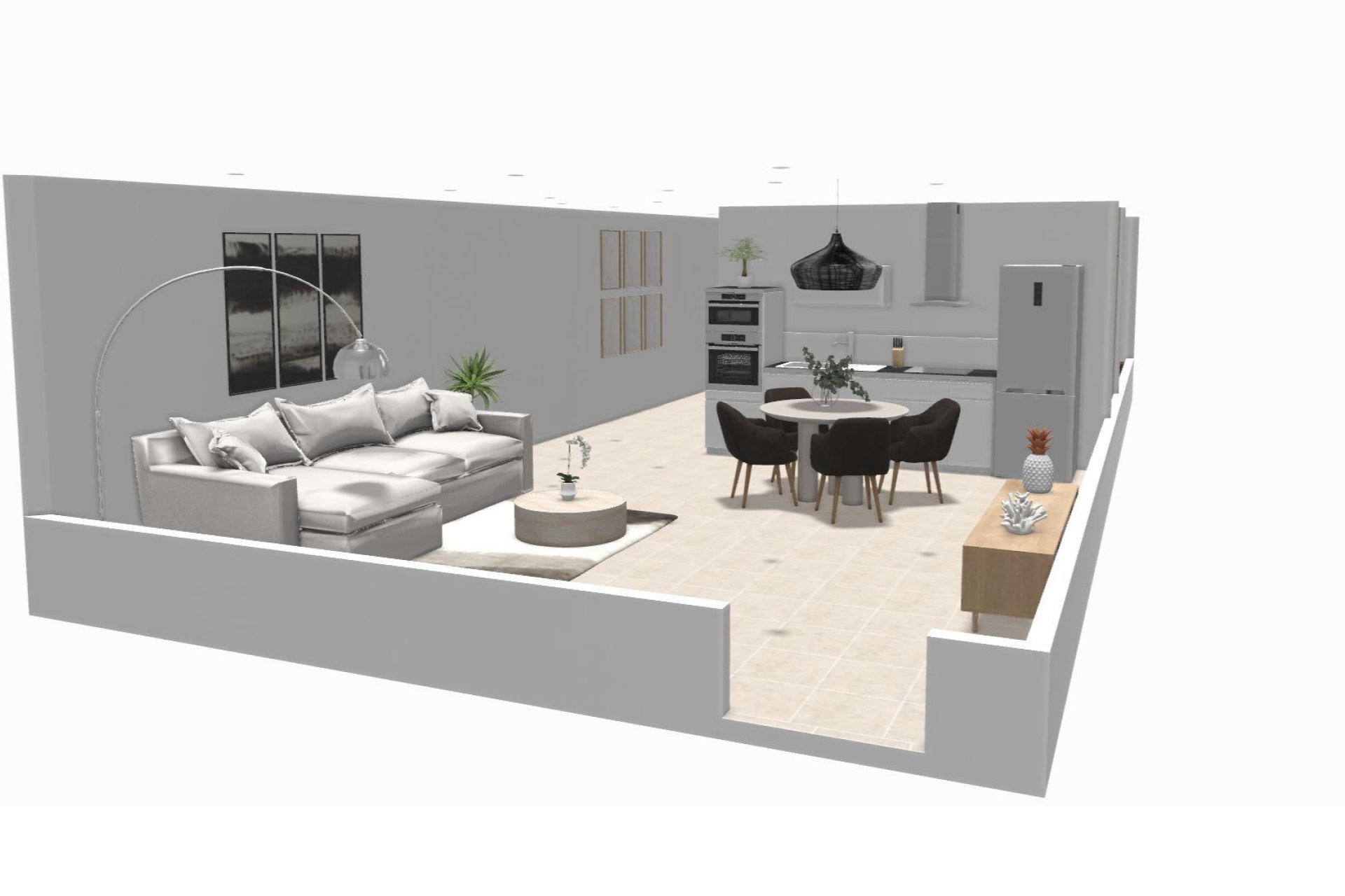 Obra nueva - Bungalow - Hondón de las Nieves - La Canalosa