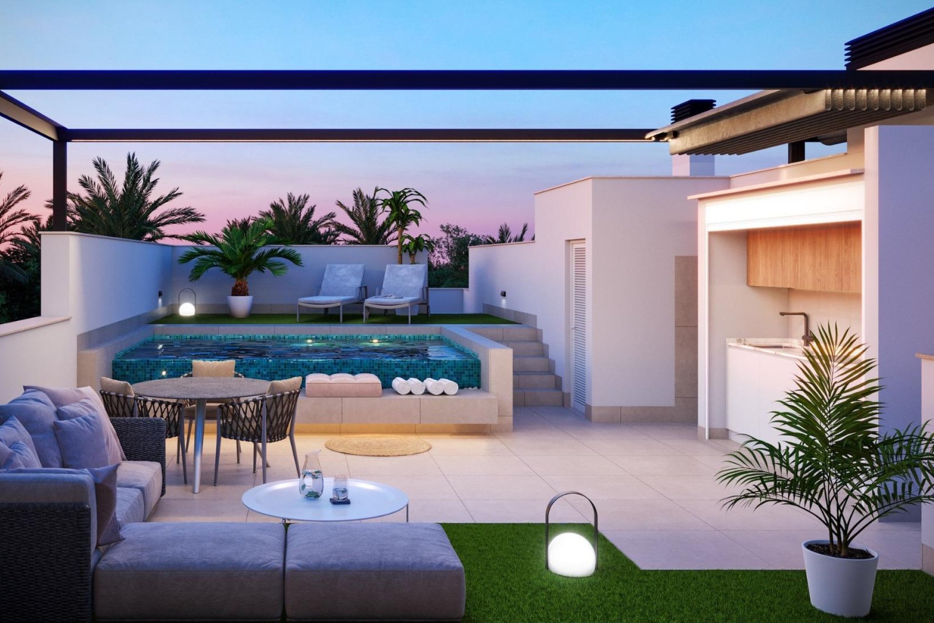 Obra nueva - Bungalow - Pilar de la Horadada - parques de Andromeda