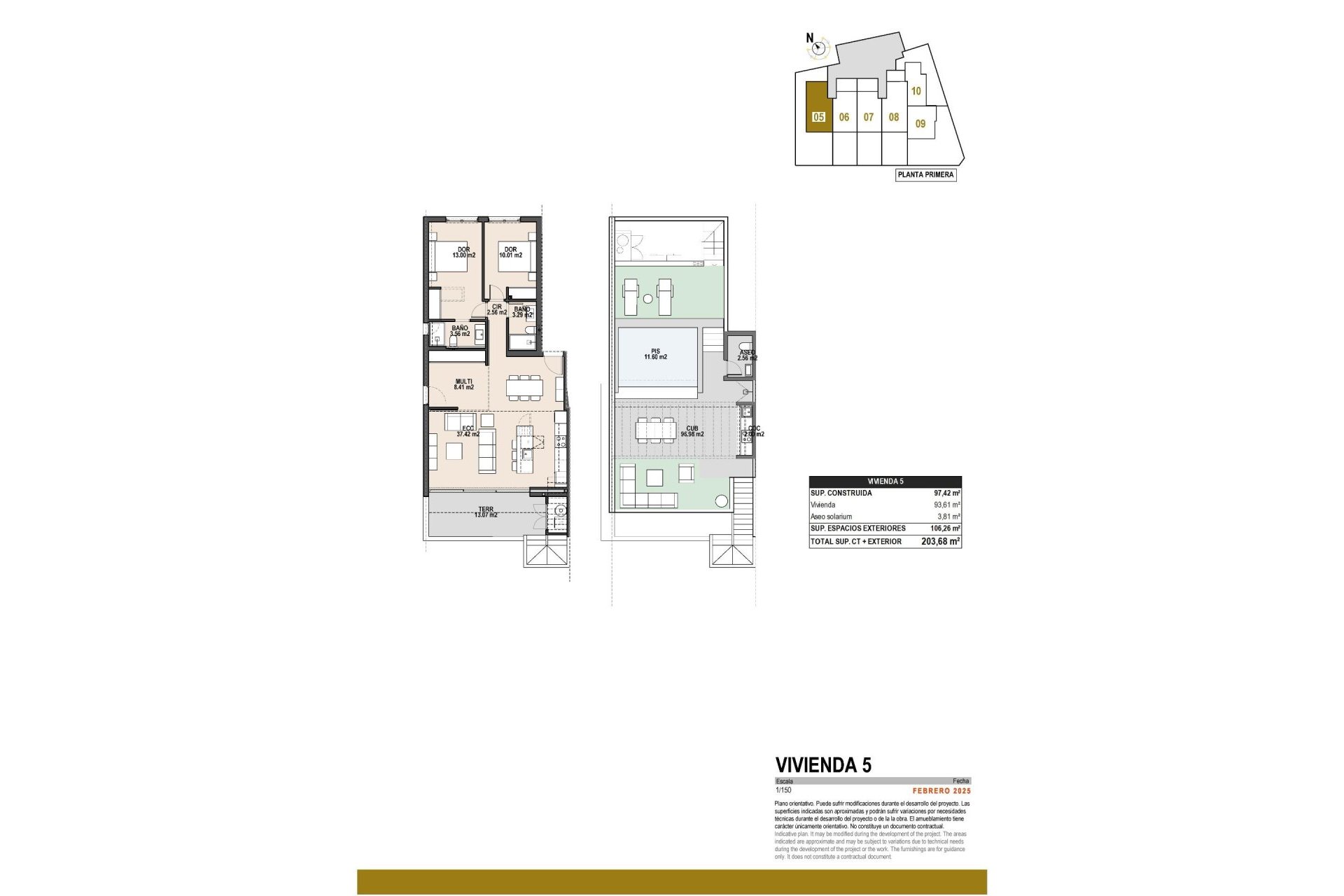 Obra nueva - Bungalow - Pilar de la Horadada - parques de Andromeda