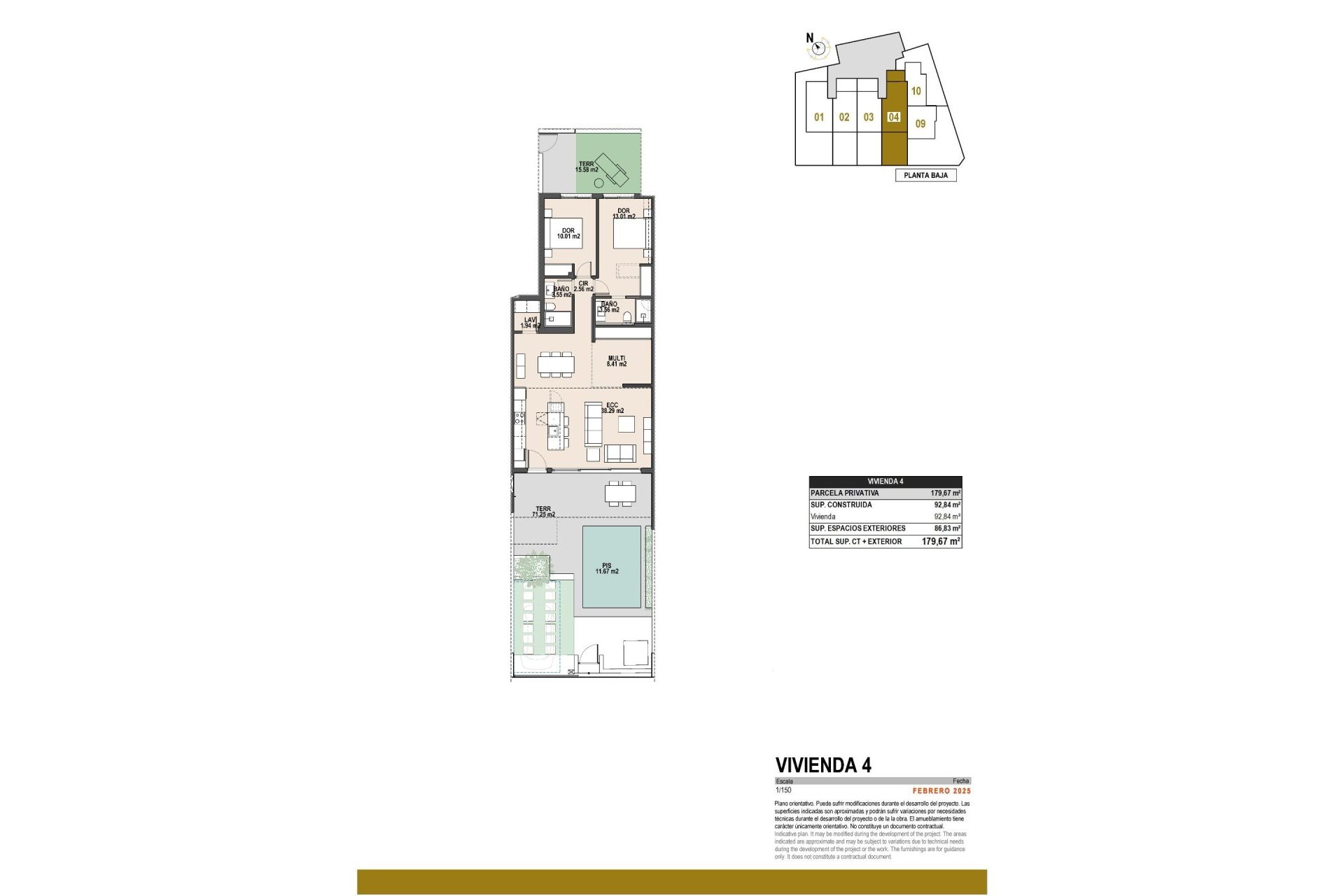 Obra nueva - Bungalow - Pilar de la Horadada - parques de Andromeda