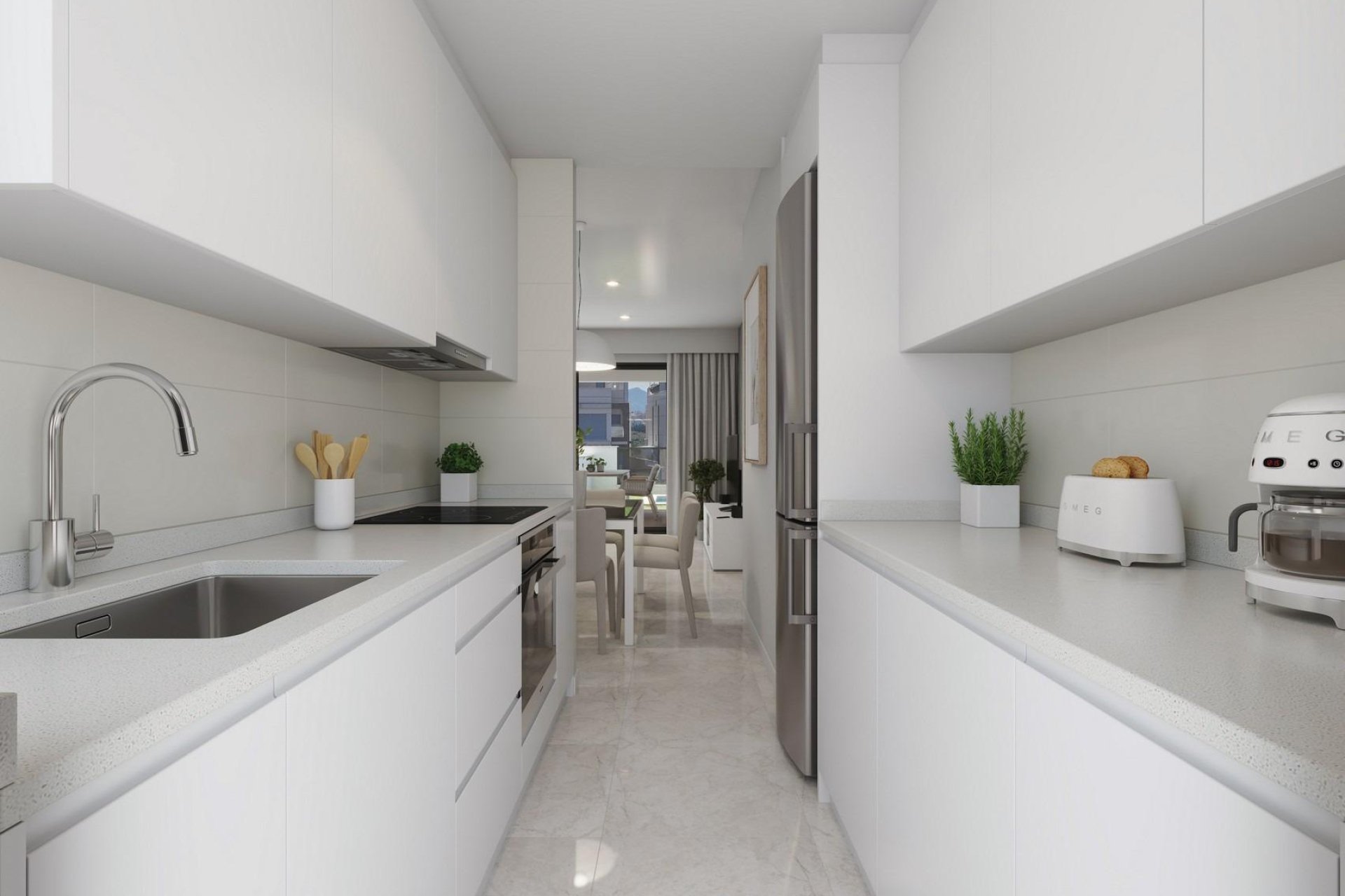 Obra nueva - Bungalow - Puerto de Mazarron - Playa Negra