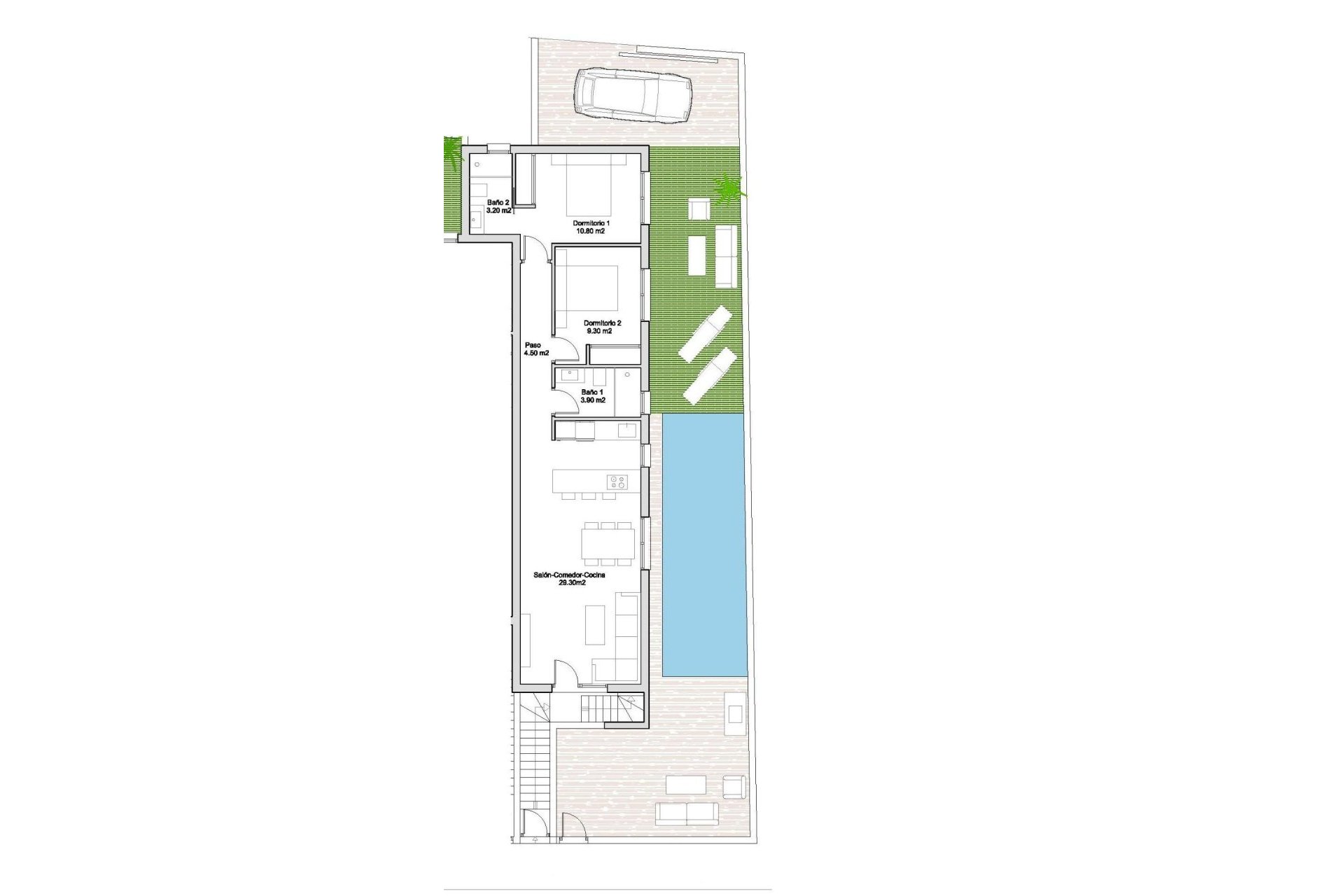 Obra nueva - Bungalow - Santiago de la Ribera - Santiago De La Ribera