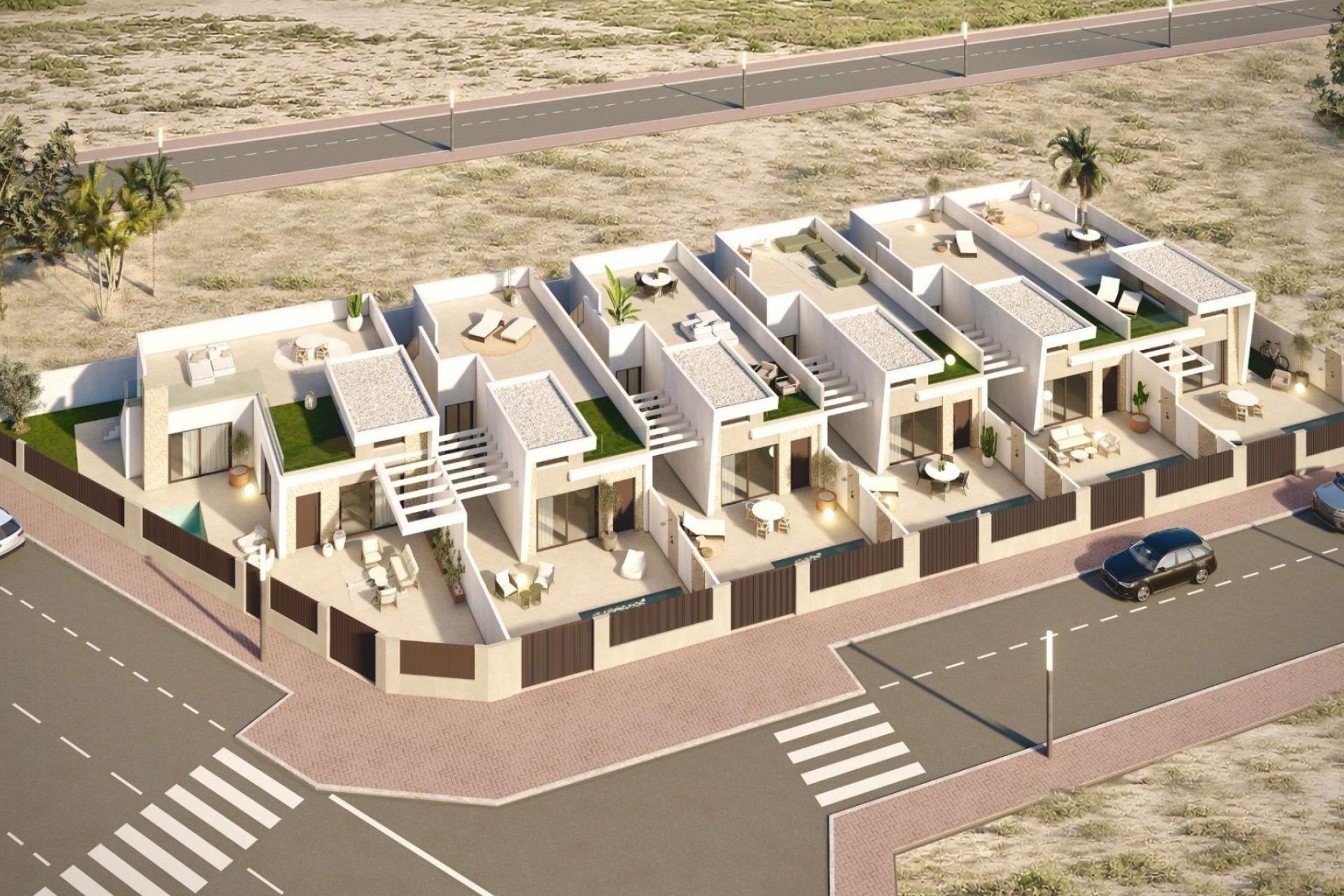 Obra nueva - Villa - Los Alcazares - Serena Golf