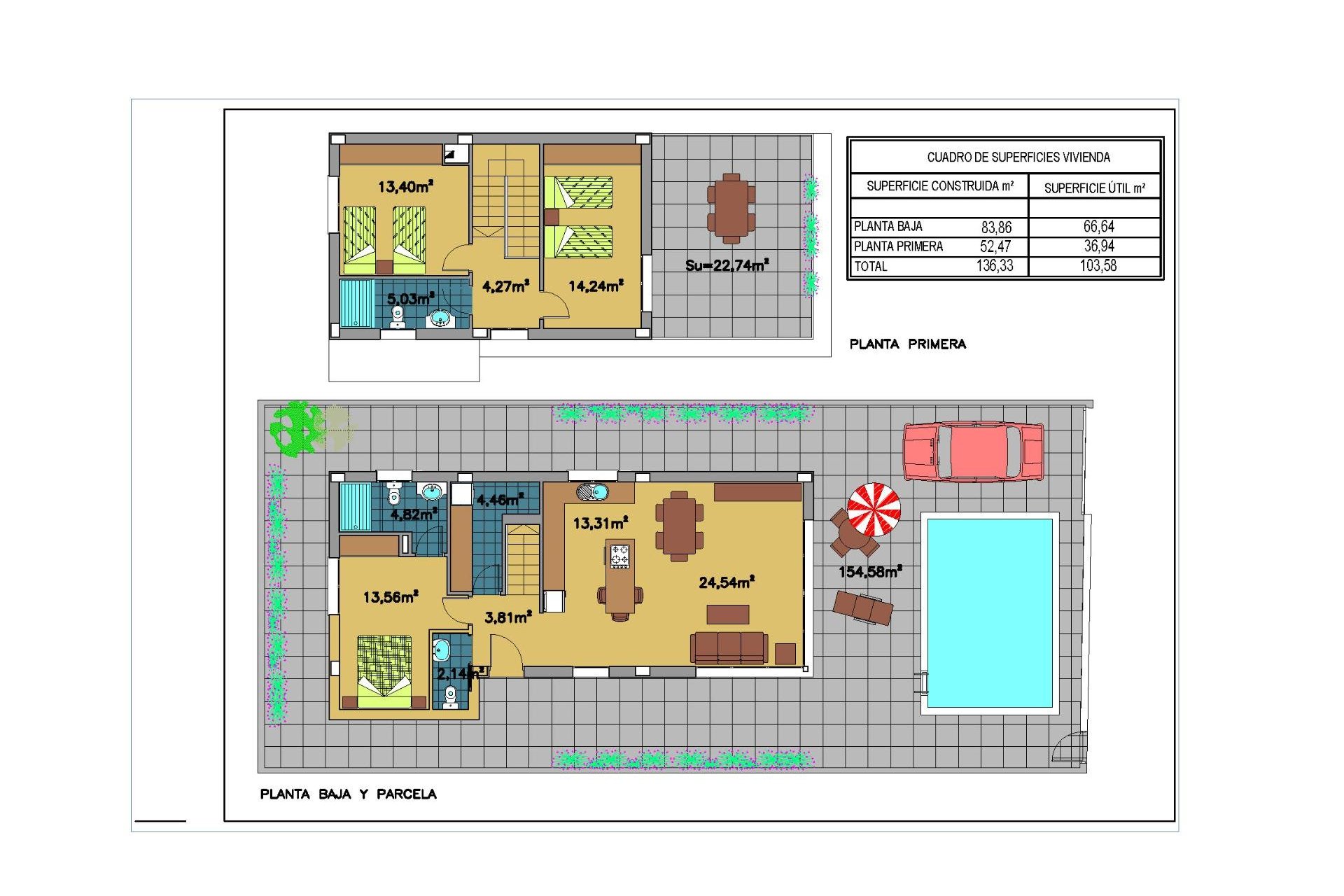 Obra nueva - Villa - Pilar de la Horadada - pueblo