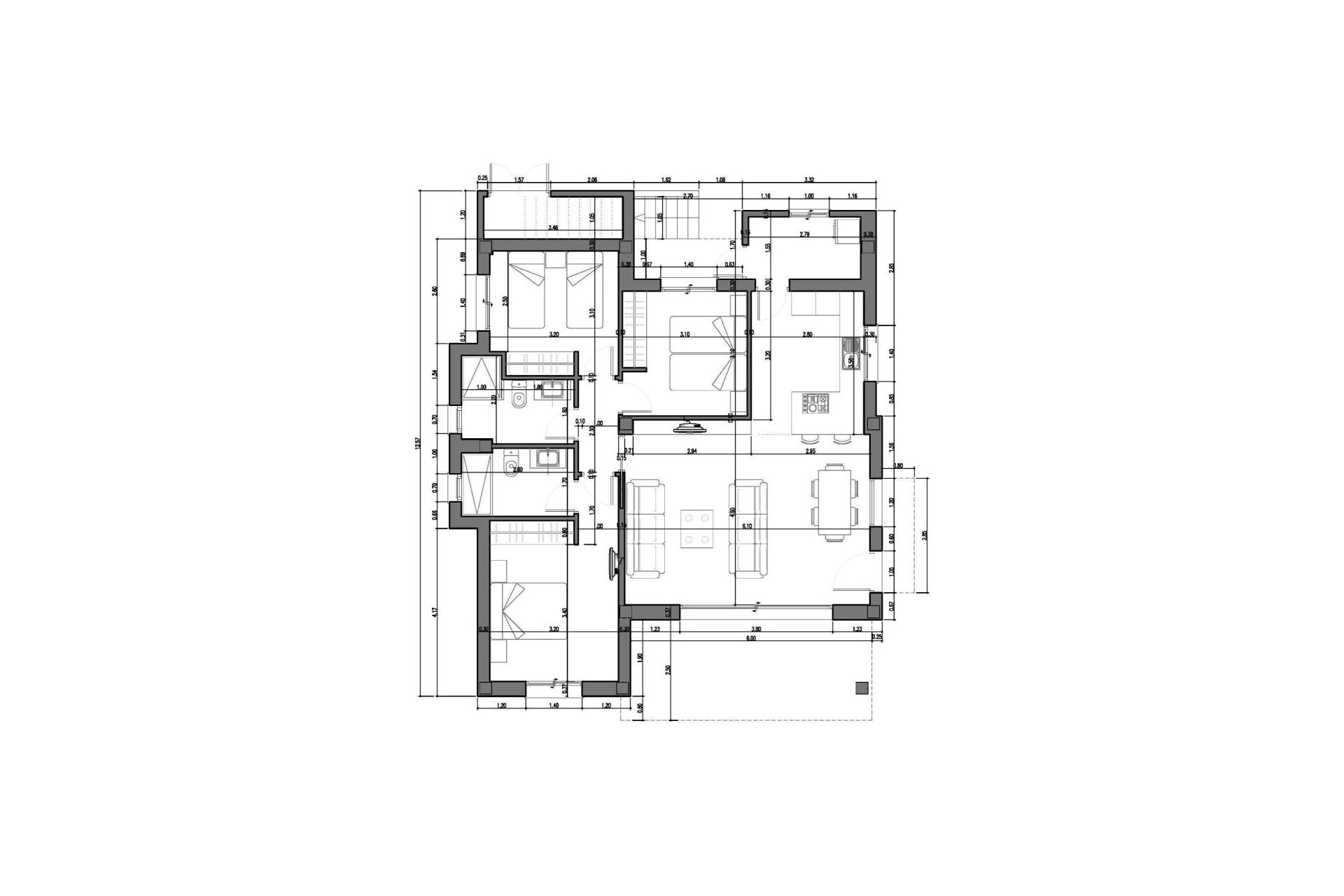 Obra nueva - Villa - Rafal - polideportivo