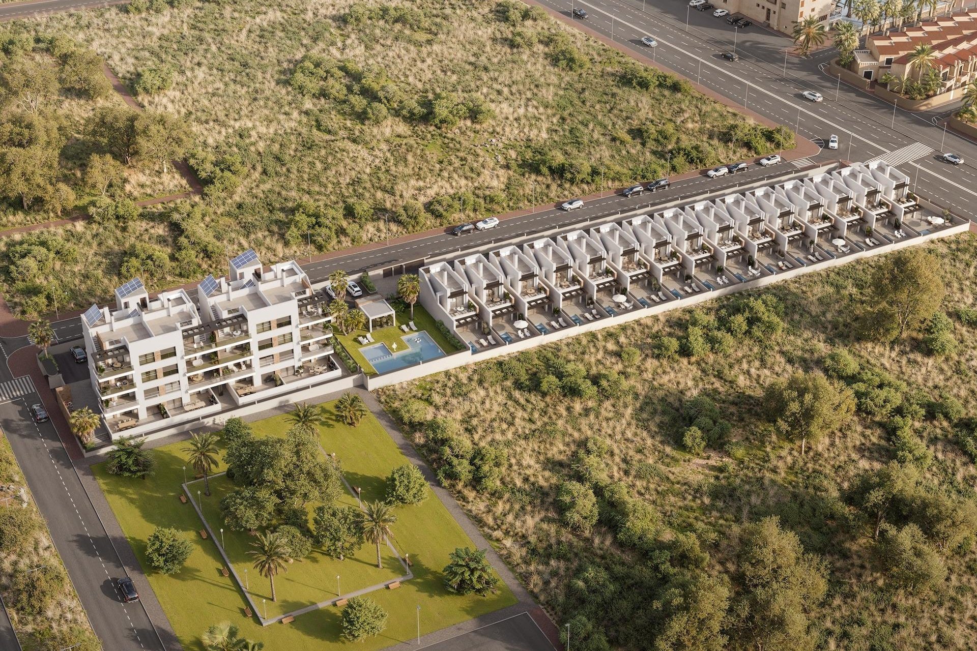 Obra nueva - Villa - Torrevieja - Aguas Nuevas