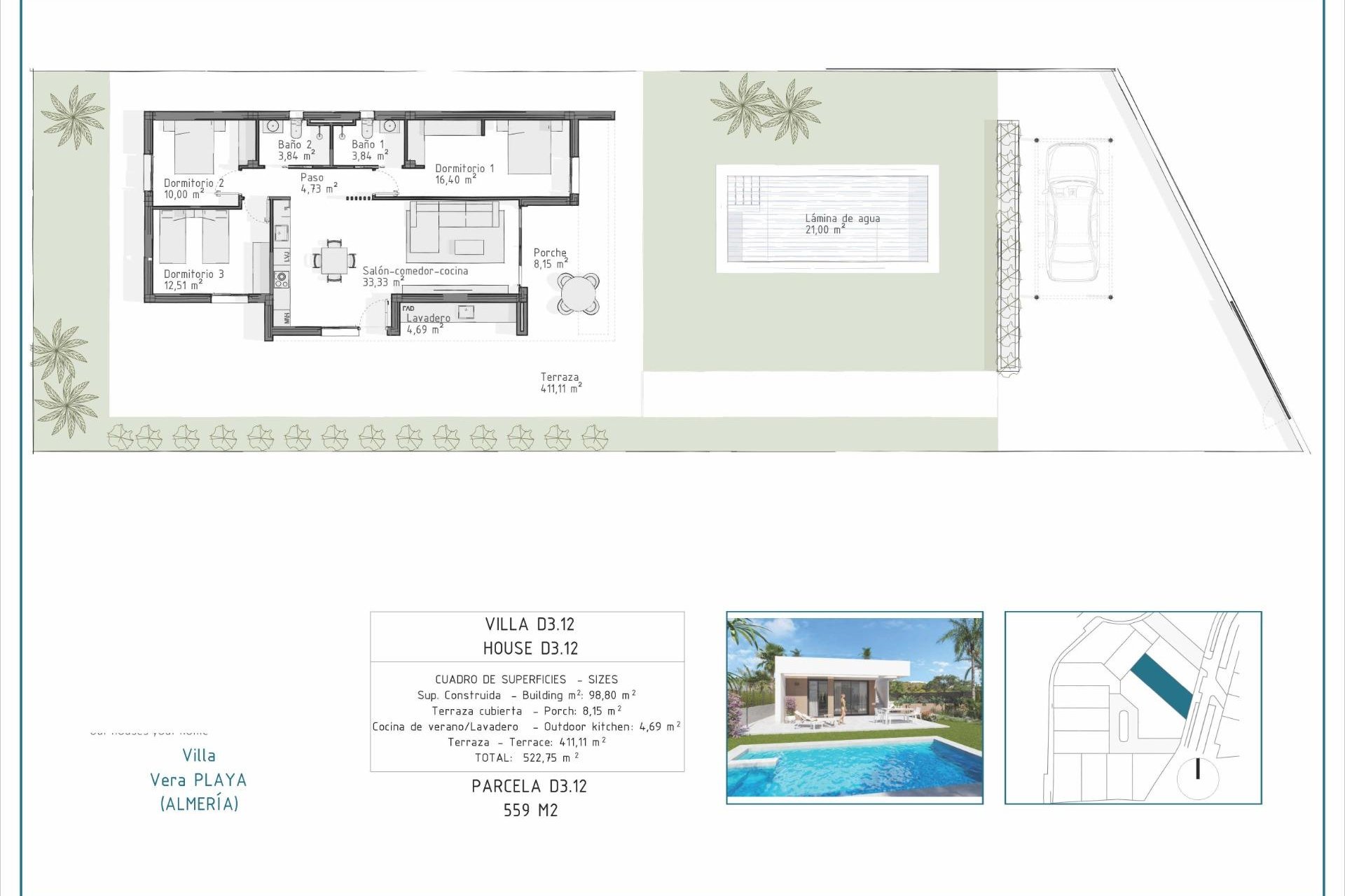 Obra nueva - Villa - Vera - Pueblo Salinas