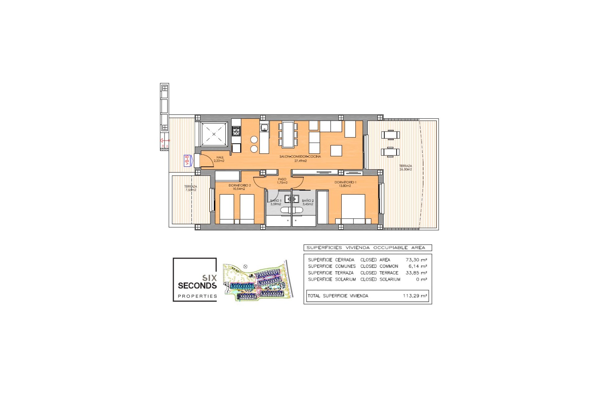 Resale - Apartment / flat - Orihuela Costa - Playa Flamenca