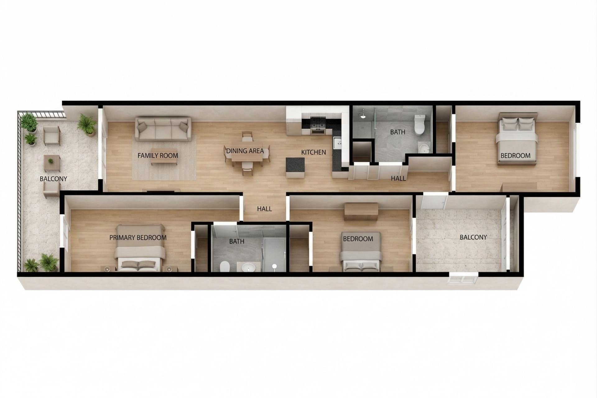 Resale - Apartment / flat - Torrevieja - Los Frutales