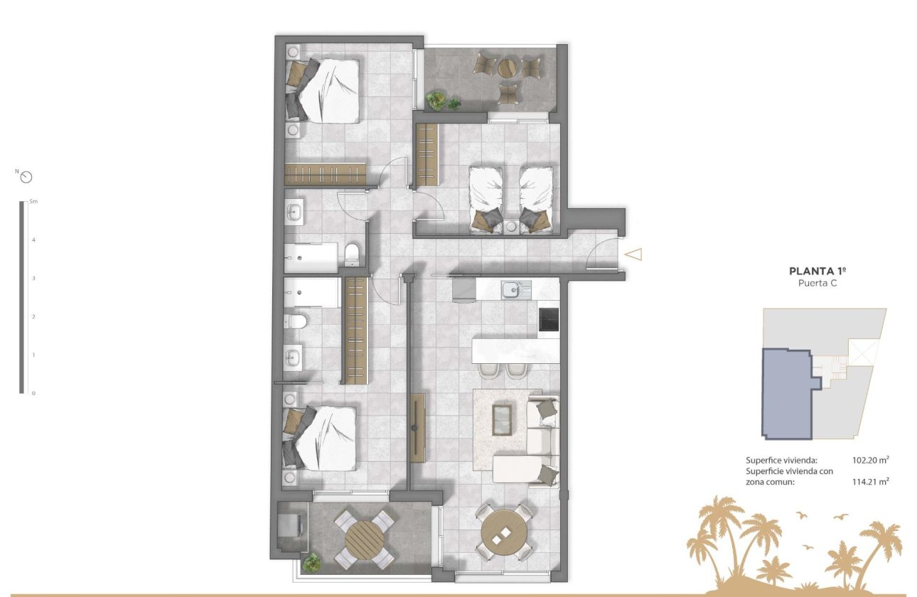 New Build - Apartment / flat - Guardamar del Segura - Pueblo