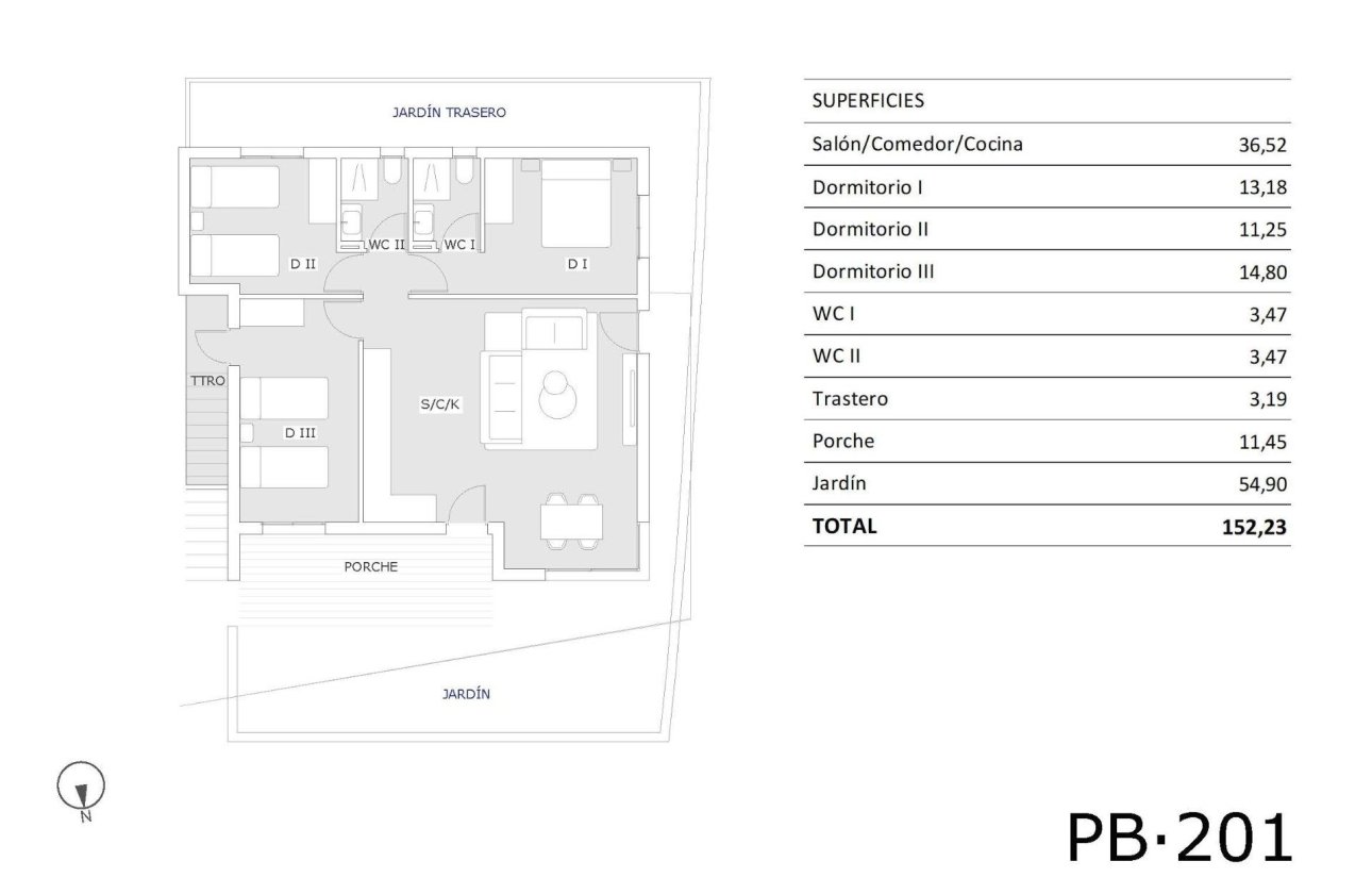 New Build - Bungalow - San Miguel de Salinas - Pueblo