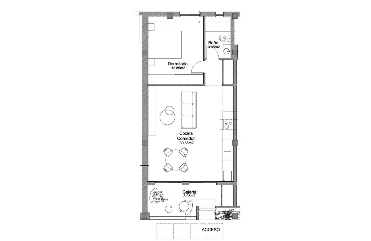 New Build - Apartment / flat - Torrevieja - Playa Los Naufragos