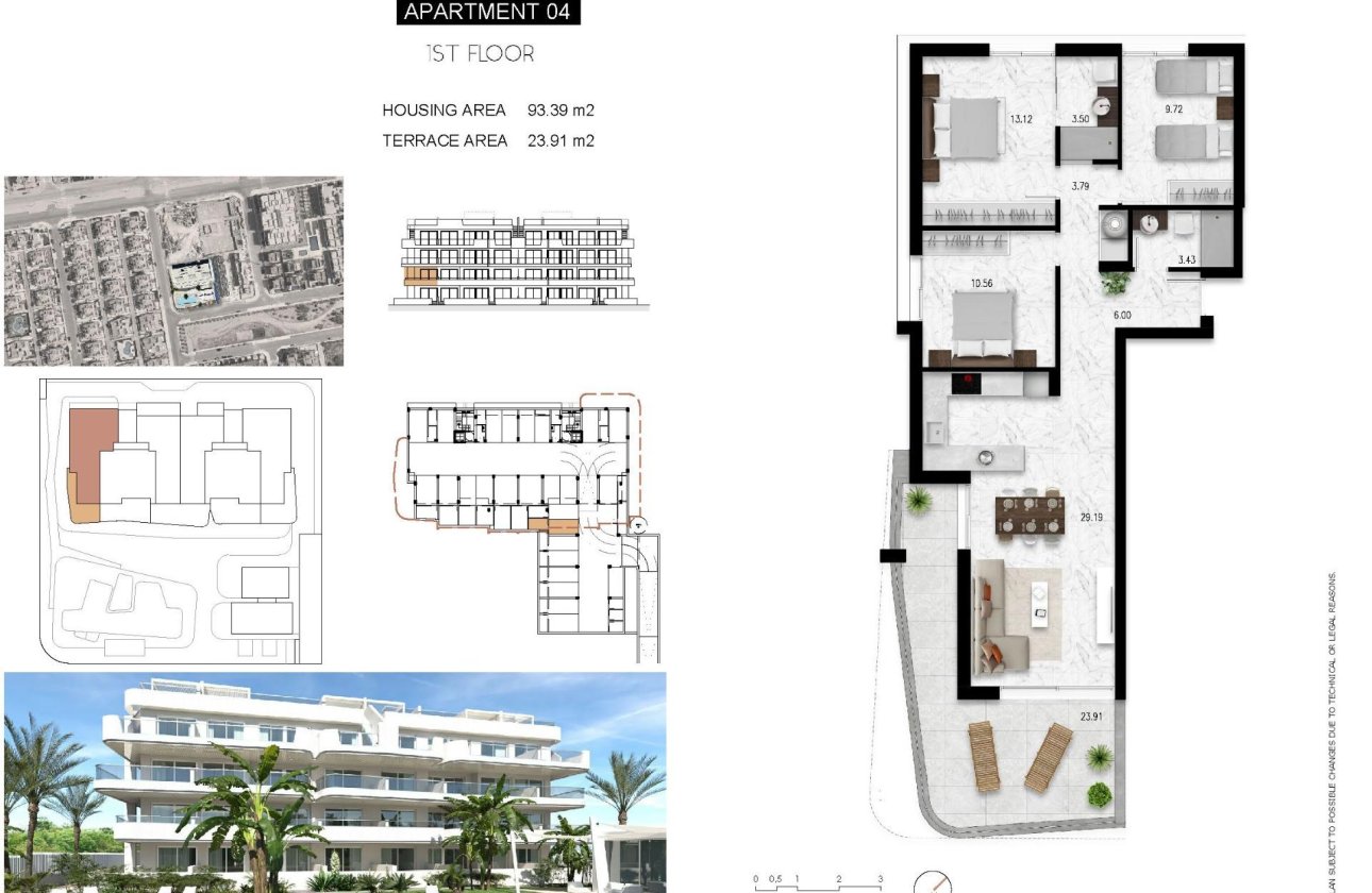 New Build - Apartment / flat - Orihuela Costa - Lomas de Cabo Roig