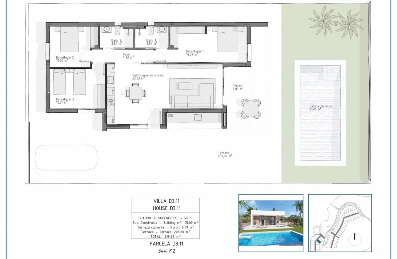 New Build - Villa - Vera - Pueblo Salinas