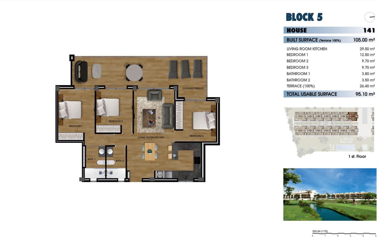 New Build - Apartment / flat - Los Alcazares - La Serena Golf