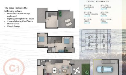 Obra nueva - Adosado - La Manga del Mar Menor - La Manga