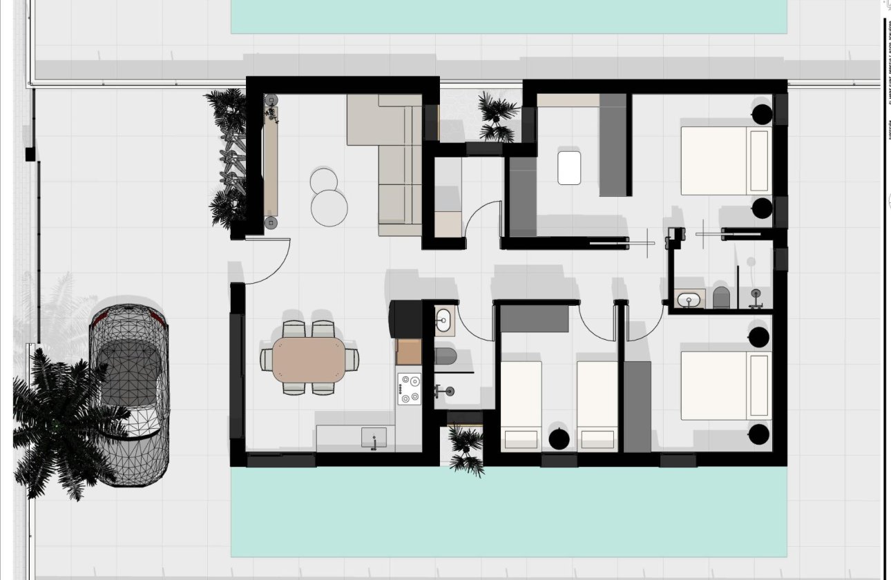 Obra nueva - Villa - Benijofar - Urb. Monteazul
