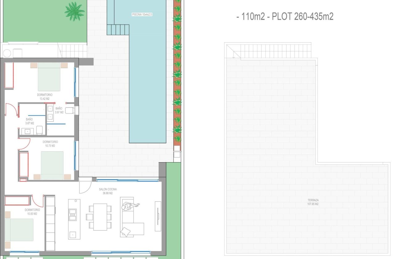 Nouvelle construction - Villa - San Javier - Parque del doce