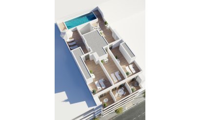 Nouvelle construction - Attique - Torrevieja - Centro