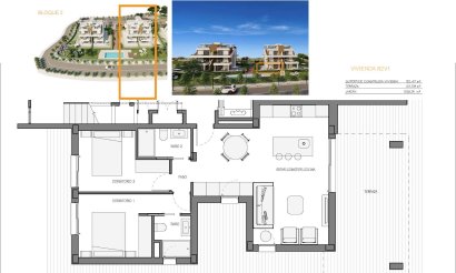 Nouvelle construction - Appartement - Fuente Álamo - Hacienda del Alamo