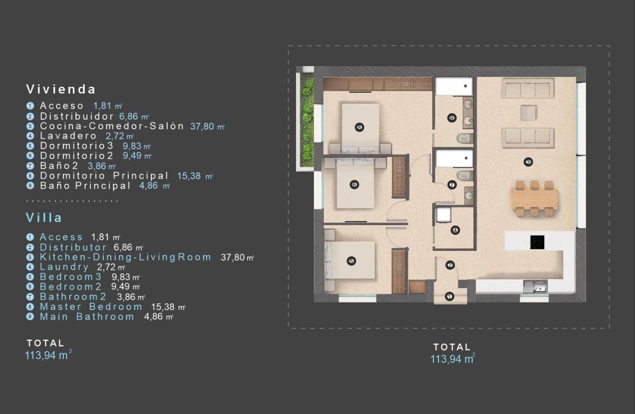 Nouvelle construction - Villa - Orihuela Costa - Las Filipinas