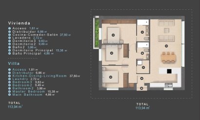 Nouvelle construction - Villa - Orihuela Costa - Las Filipinas