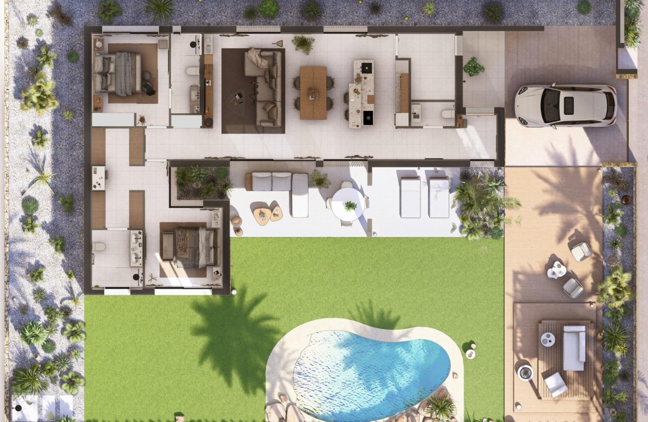 Obra nueva - Villa - Baños y Mendigo - Altaona Golf