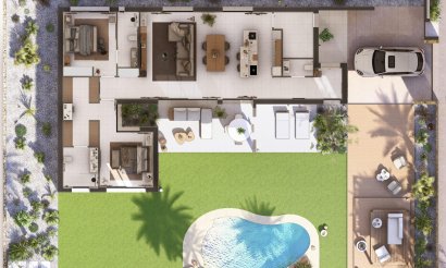 Obra nueva - Villa - Baños y Mendigo - Altaona Golf