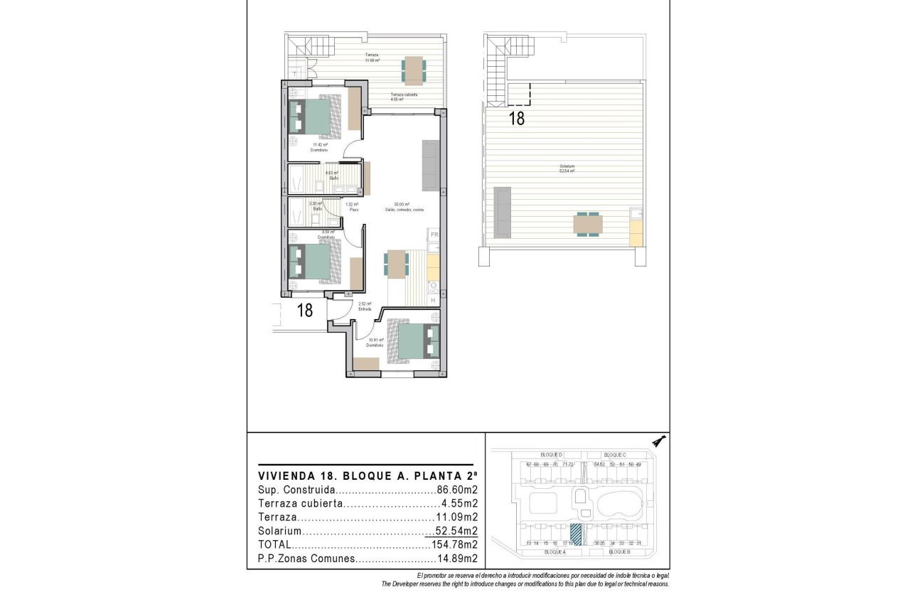 Obra nueva - Ático - Torre Pacheco - San Cayetano