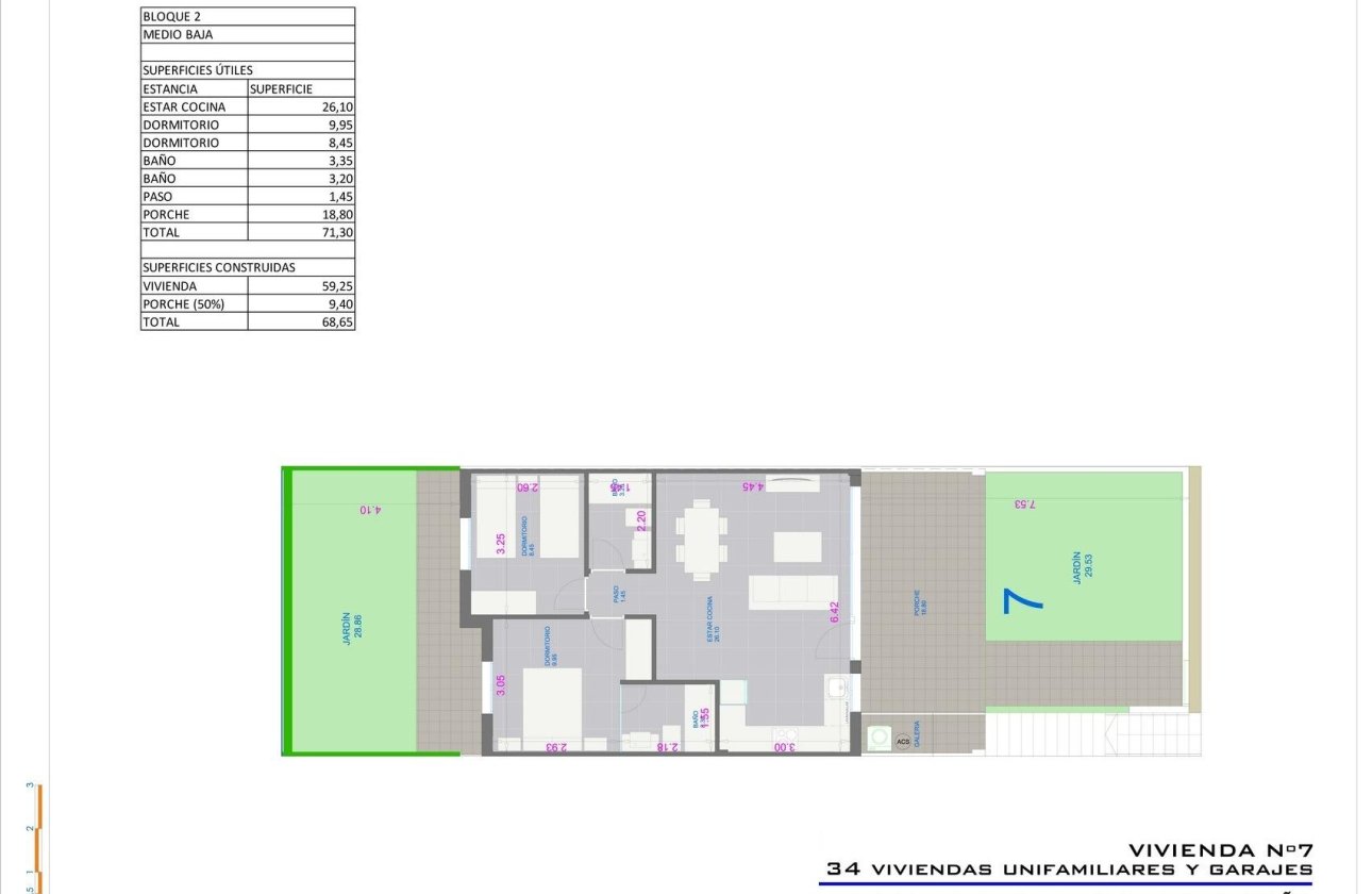 New Build - Bungalow - Pilar de la Horadada - pueblo